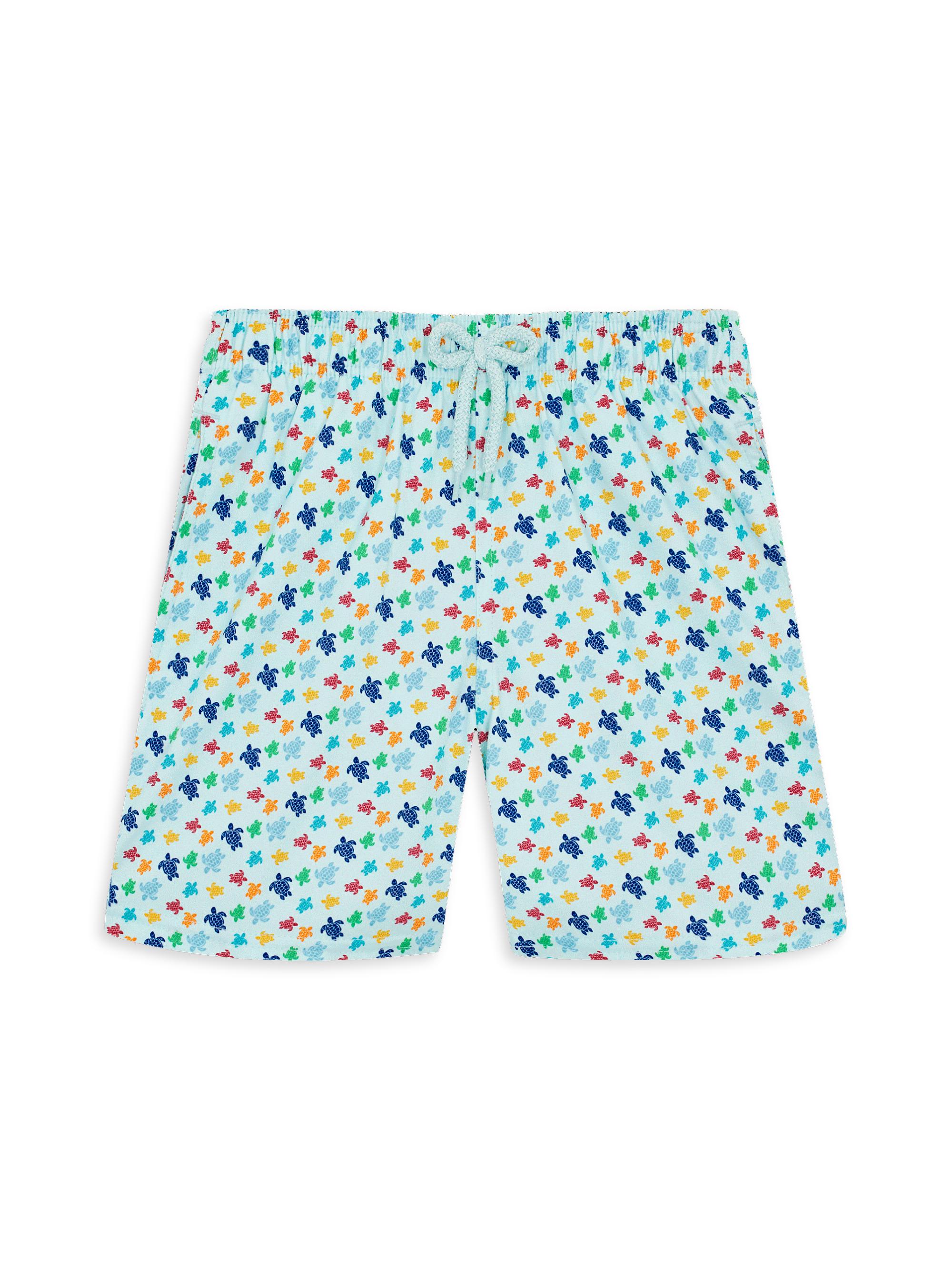 Vilebrequin Baby Boy's, Little Boy's & Boy's Little Kid Micro Ronde Des Tortues Rainbow Stretch swim Shorts - Pacific Blue