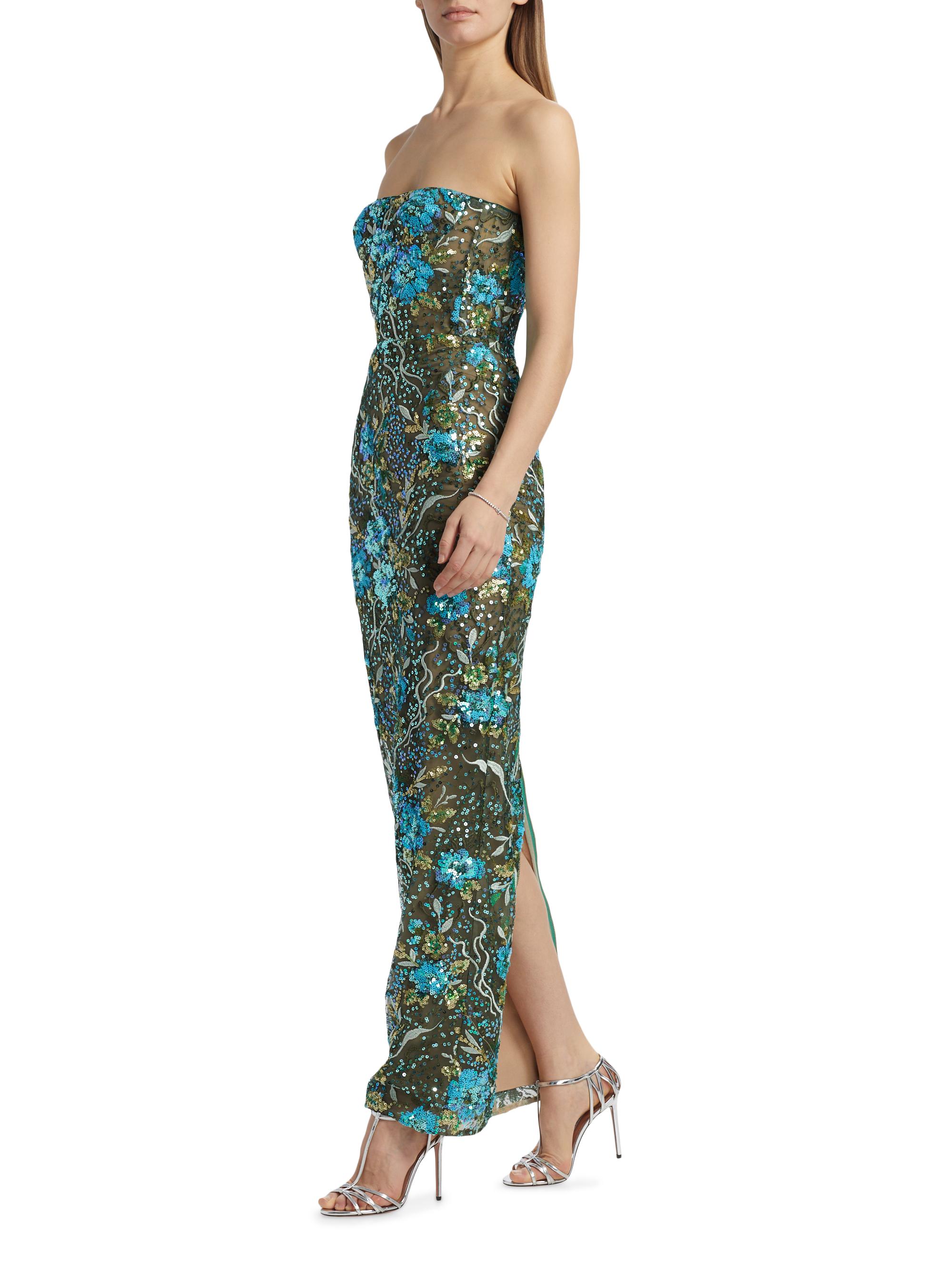 chinese dress ladies Dahlia Sequin Gown by Bronx and Banco  The Fitzroy