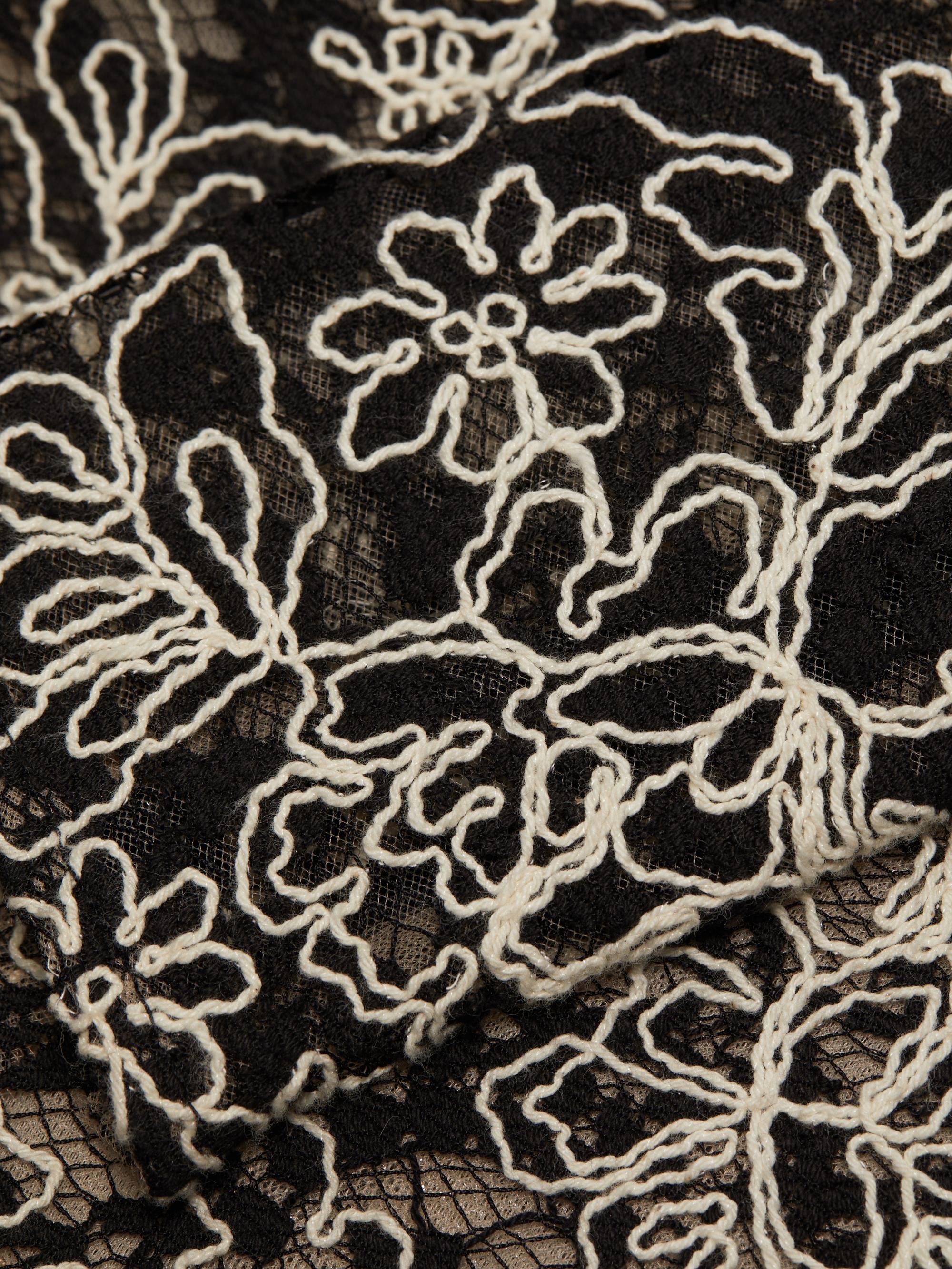 Bronx and Banco Courtney Floral Embroidered Minidress | Saks Fifth