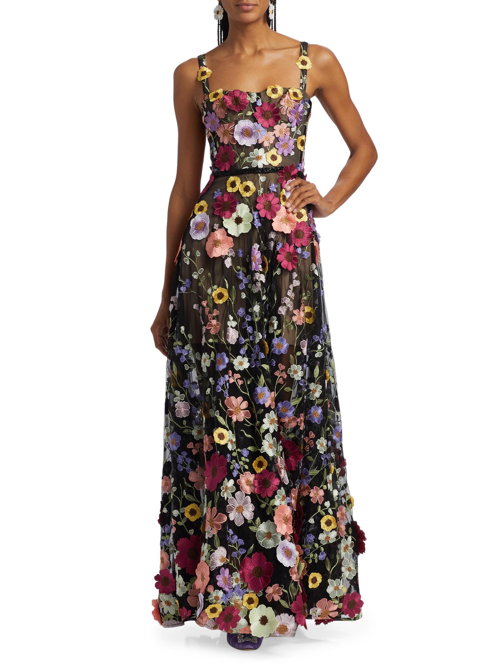 Bronx and Banco Jasmine Multi Floral Maxi Dress | Saks Fifth Avenue