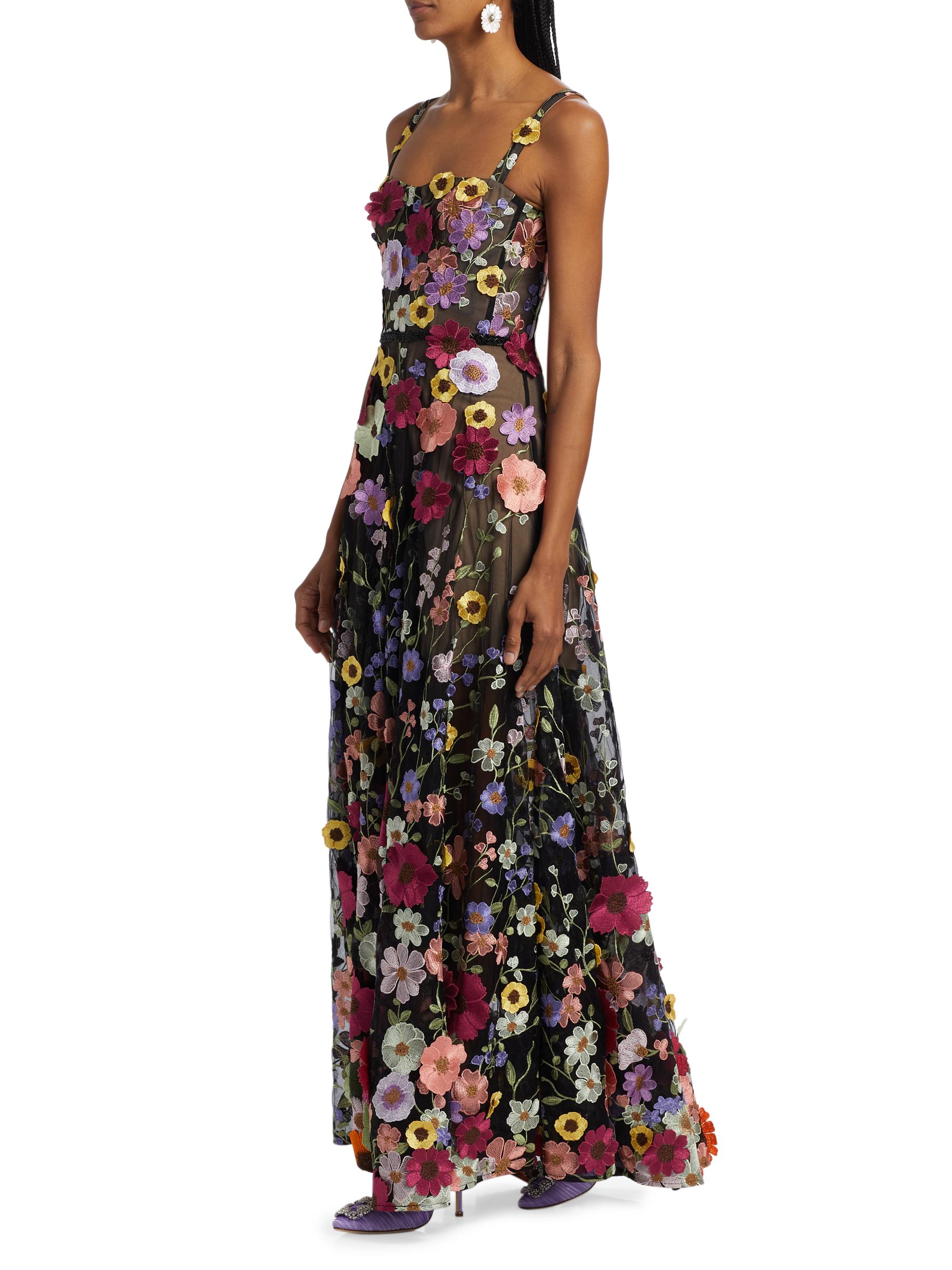 Bronx Banco Jasmine Multi Floral Maxi Dress | Saks Fifth Avenue