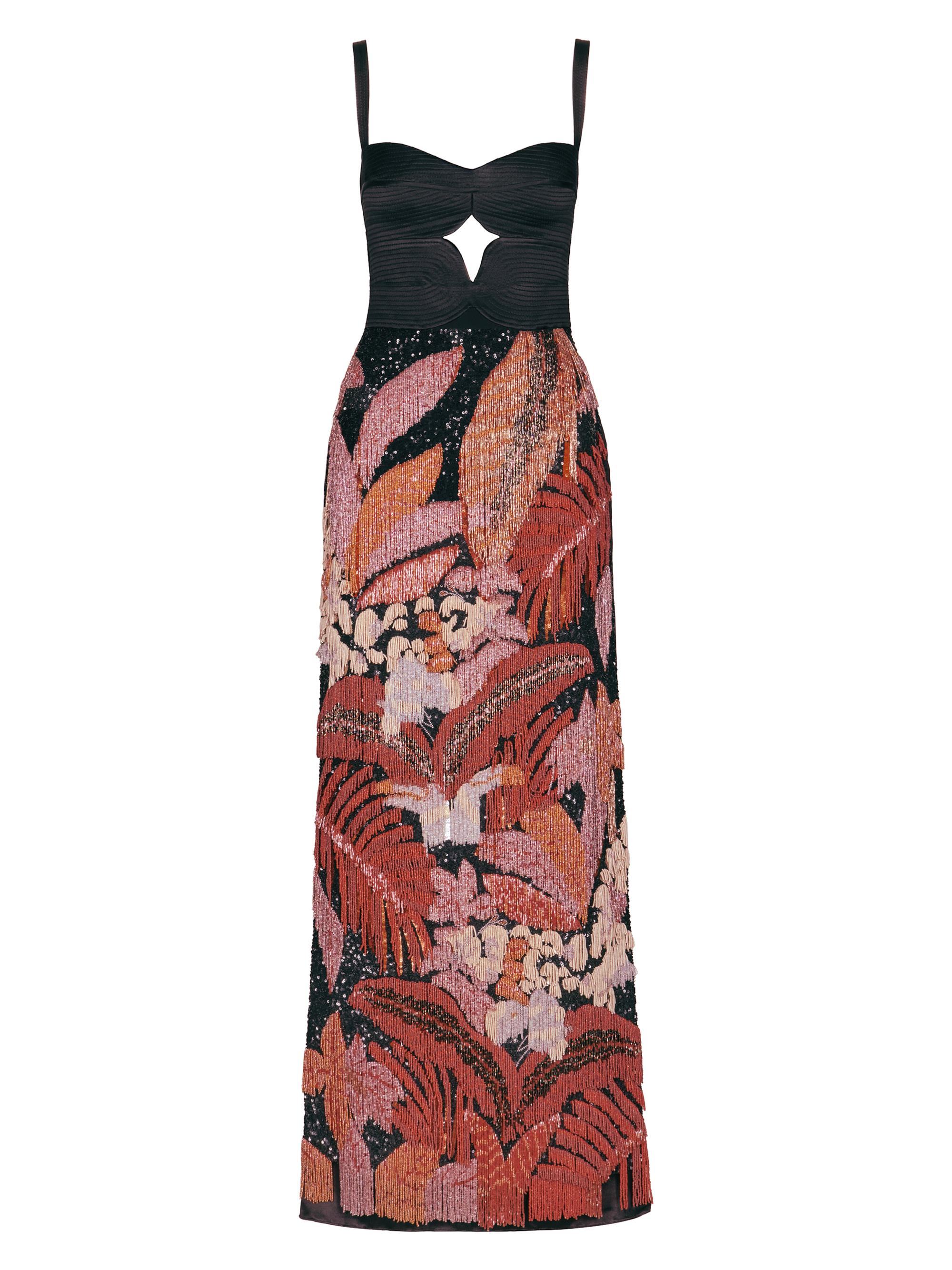 Johanna Ortiz Galena Clay Tropical Heaven Maxi Dress | Saks Fifth