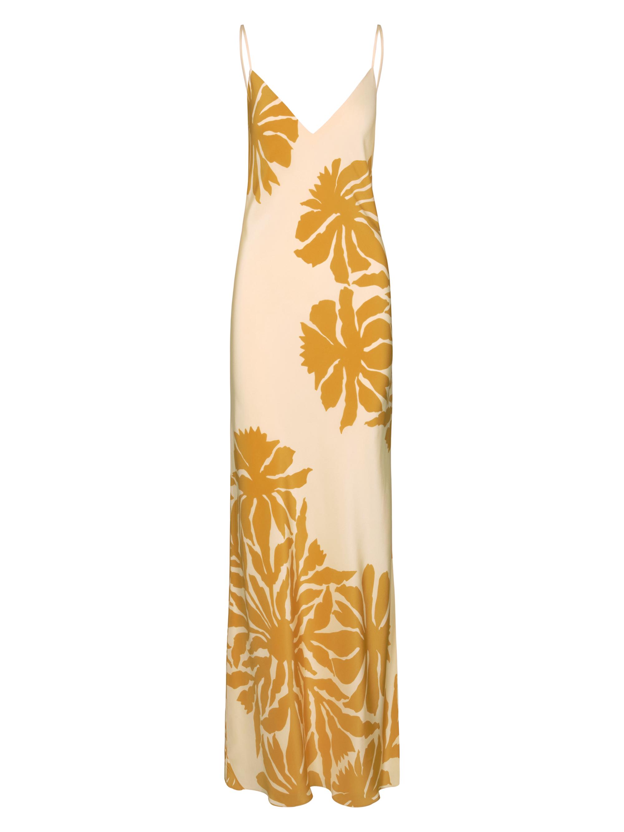Johanna Ortiz Galena Tropical Harmony Silk Cape & Slipdress | Saks