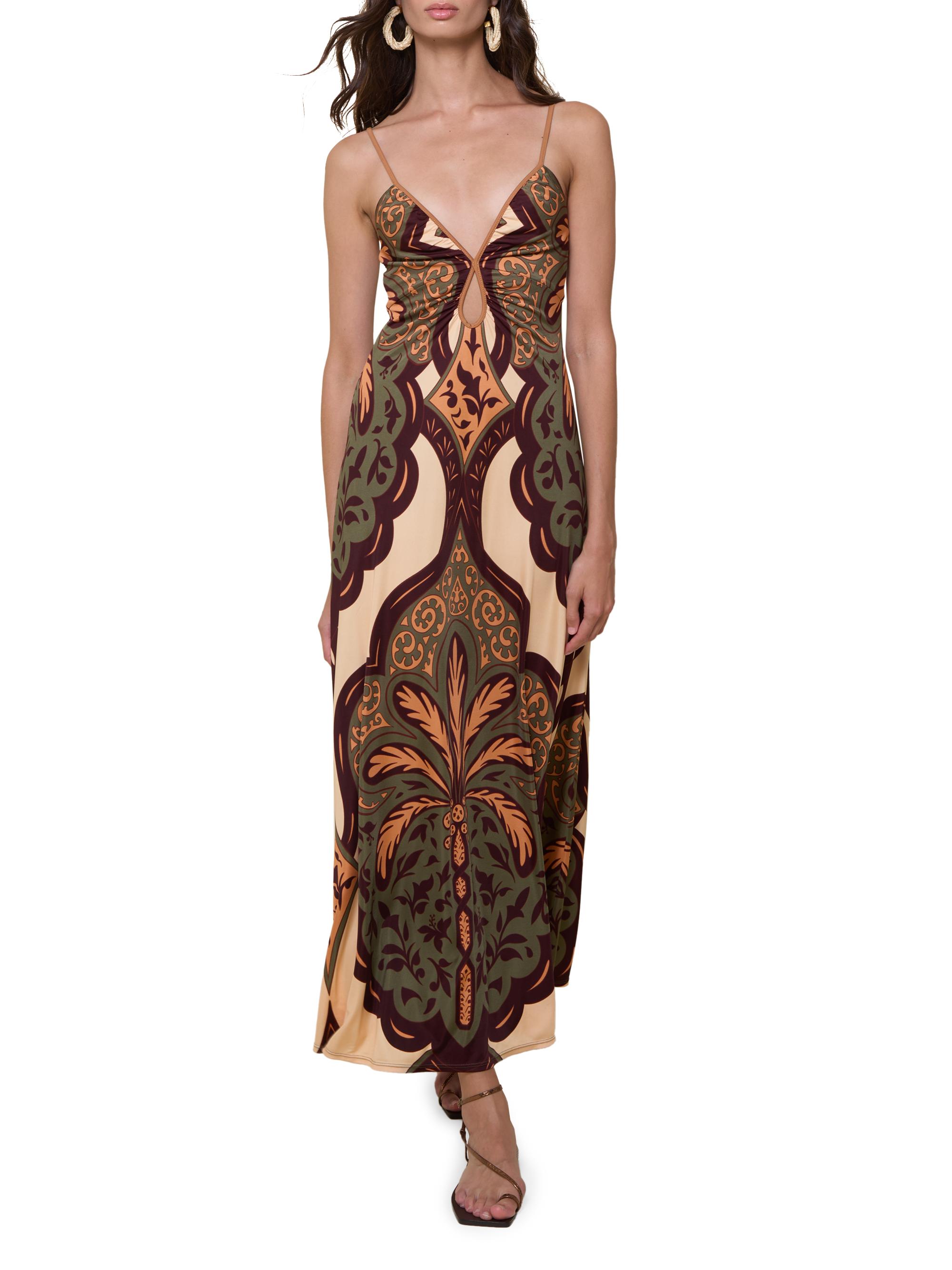 Johanna Ortiz Galena Nuestra Tierra Stretch Jersey Slipdress