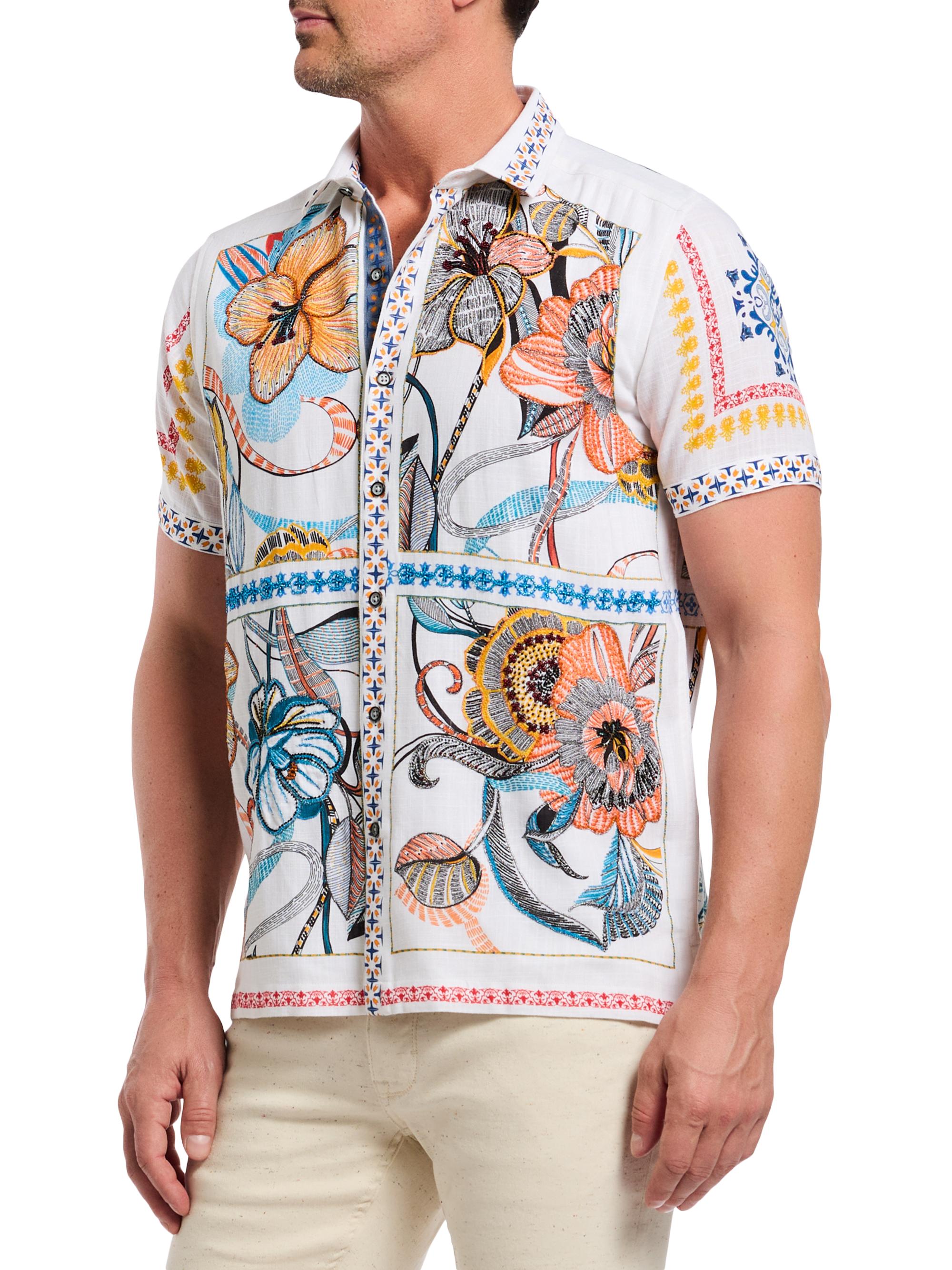 Shirts On Sale Robert Graham Designs Men's Setana L/S Woven Shirt