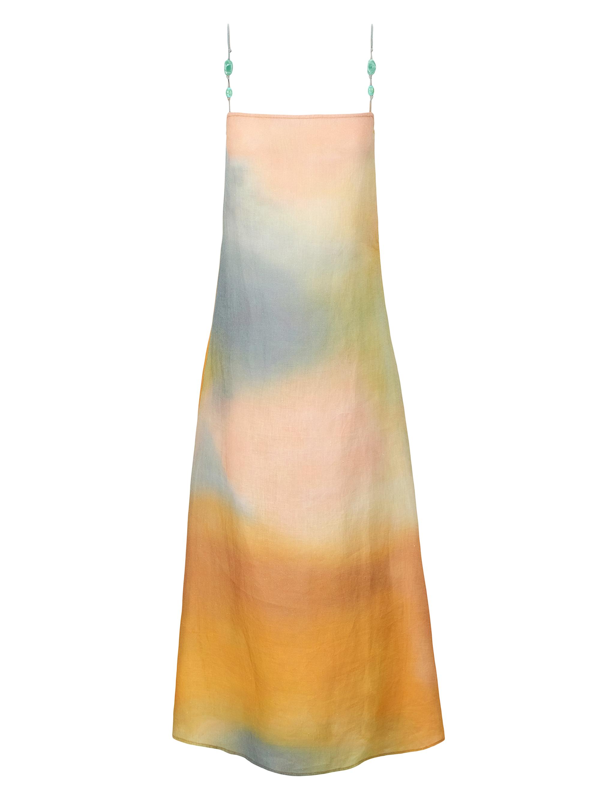 Staud Women's Laura Linen Maxi Dress - Pastel Clouds