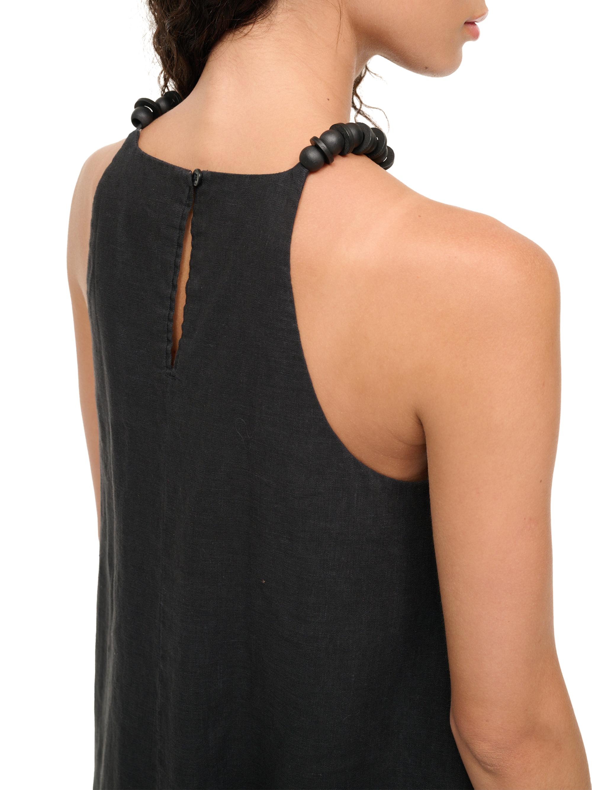 Staud Cabo Dip-Dyed Linen A-Line Minidress | Saks Fifth Avenue