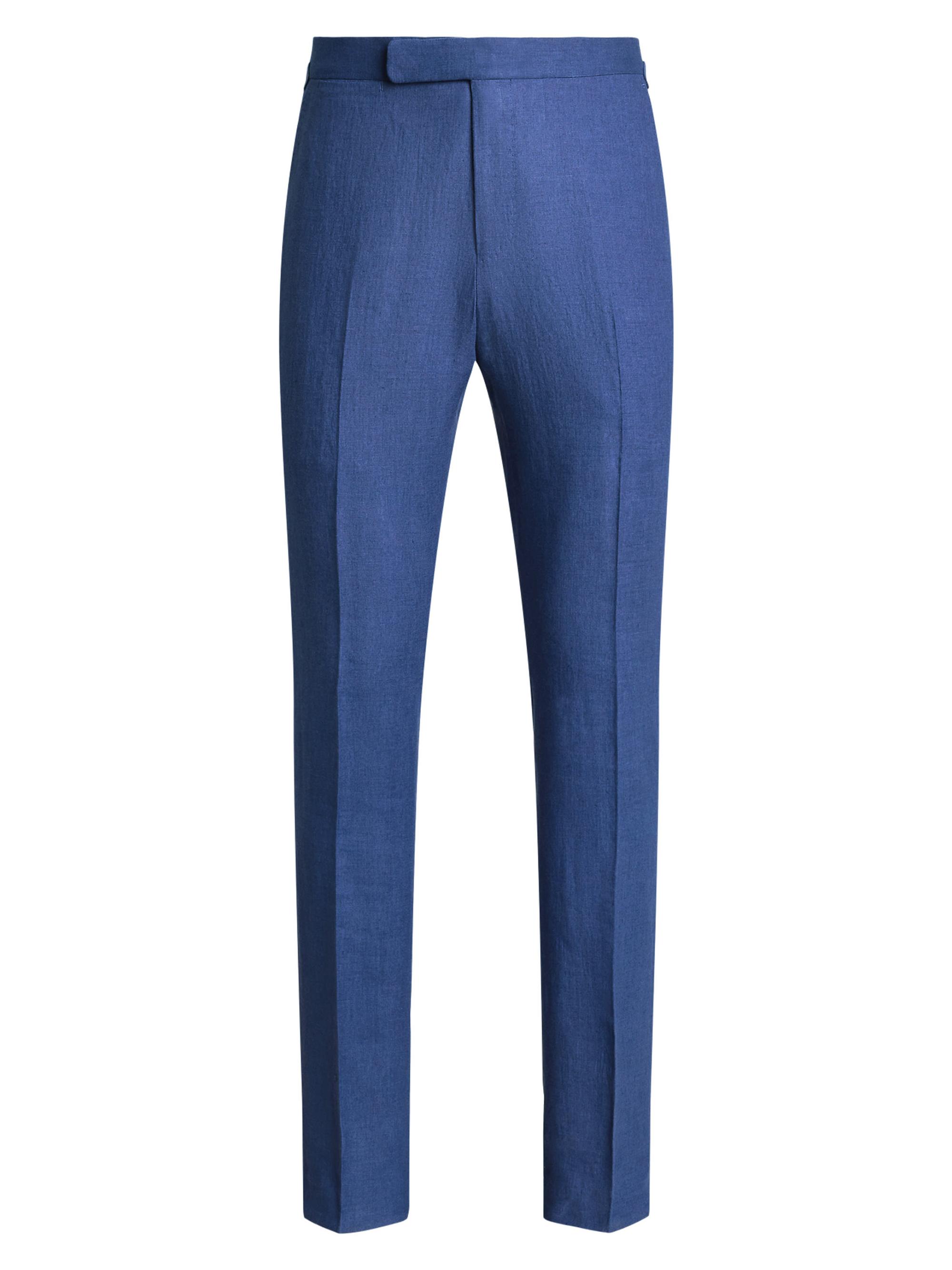 SOORPLOOM 　Otto Trousers (chambrey)4y Soor Ploom - Otto Linen Harem Pants - Blue | Smallable