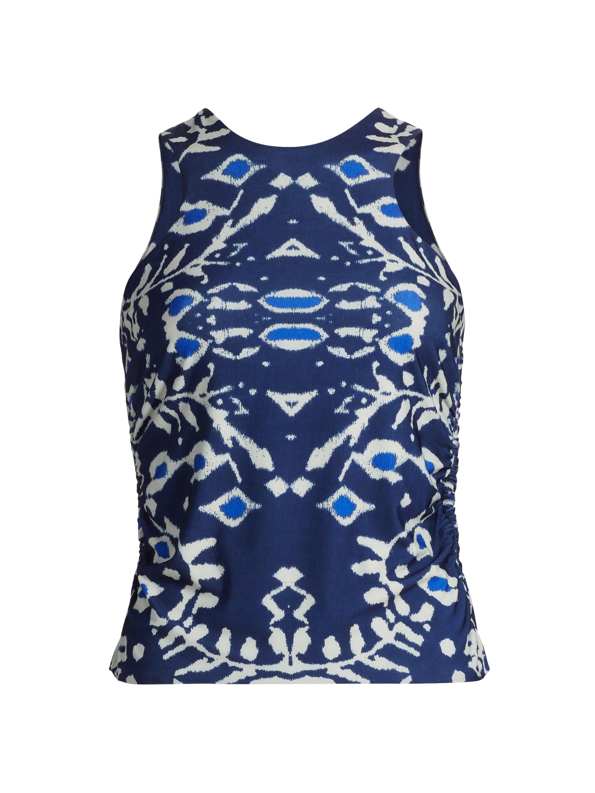 Maria Cher Women's Ensenada Berni Printed Sleeveless Top - Marine