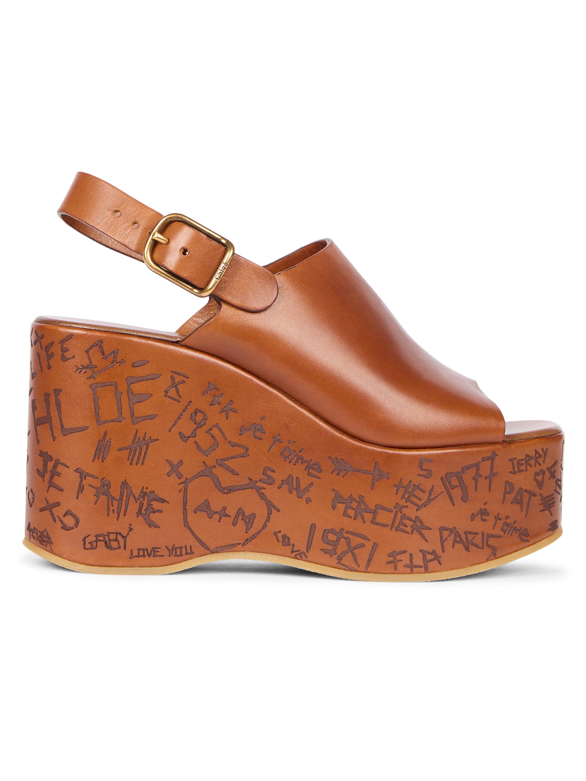 Chloé Women's Maxime Platform Sandals - Ginger Brown