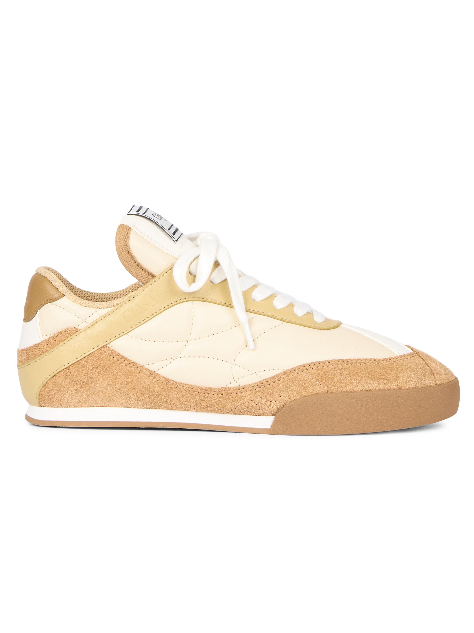 Chloé Women's  Kick Low-Top Sneakers - Light Ochre