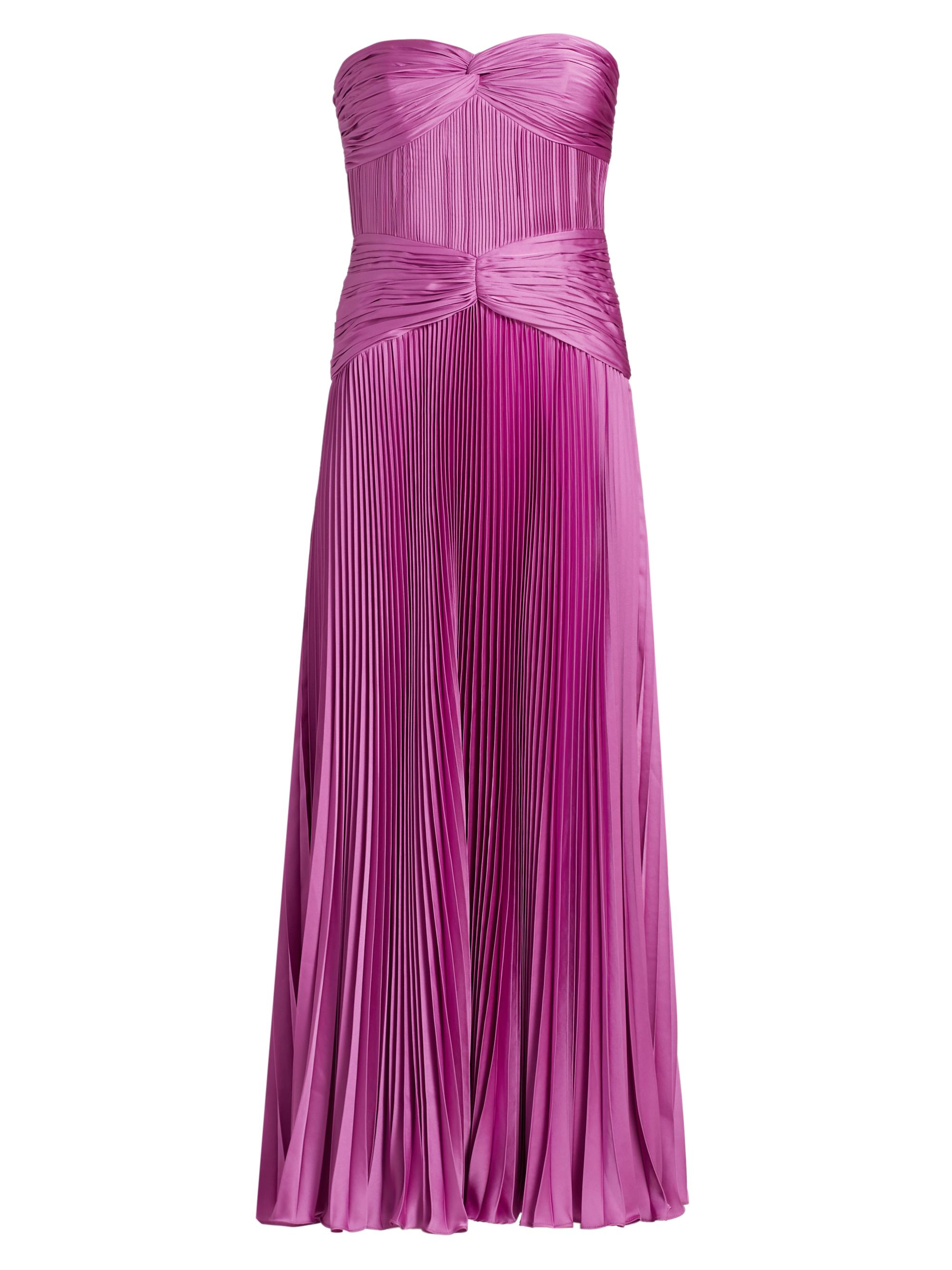 Amur Del Pleated Strapless Gown | Saks Fifth Avenue