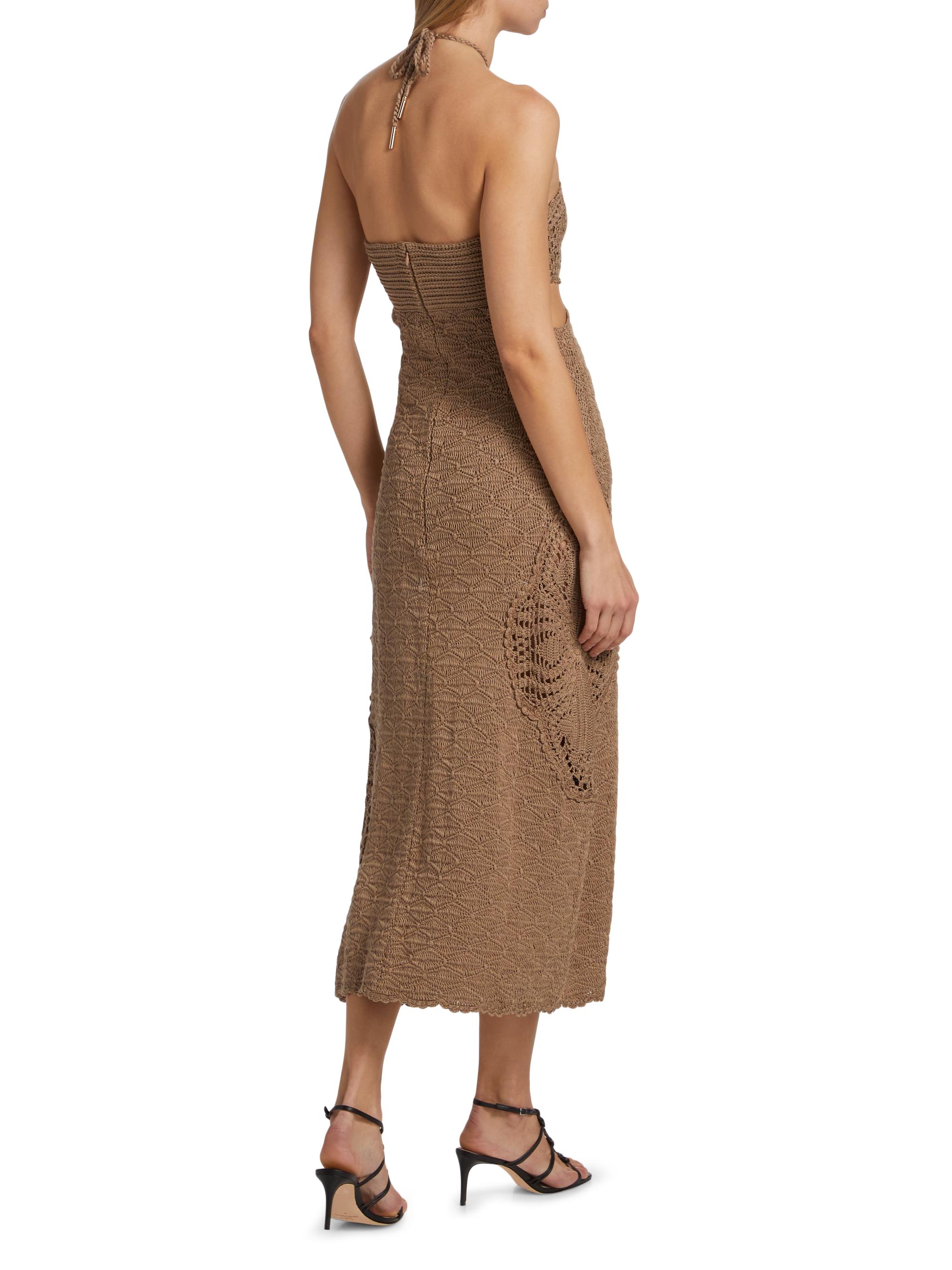 AMUR Clara Knit Midi Dress