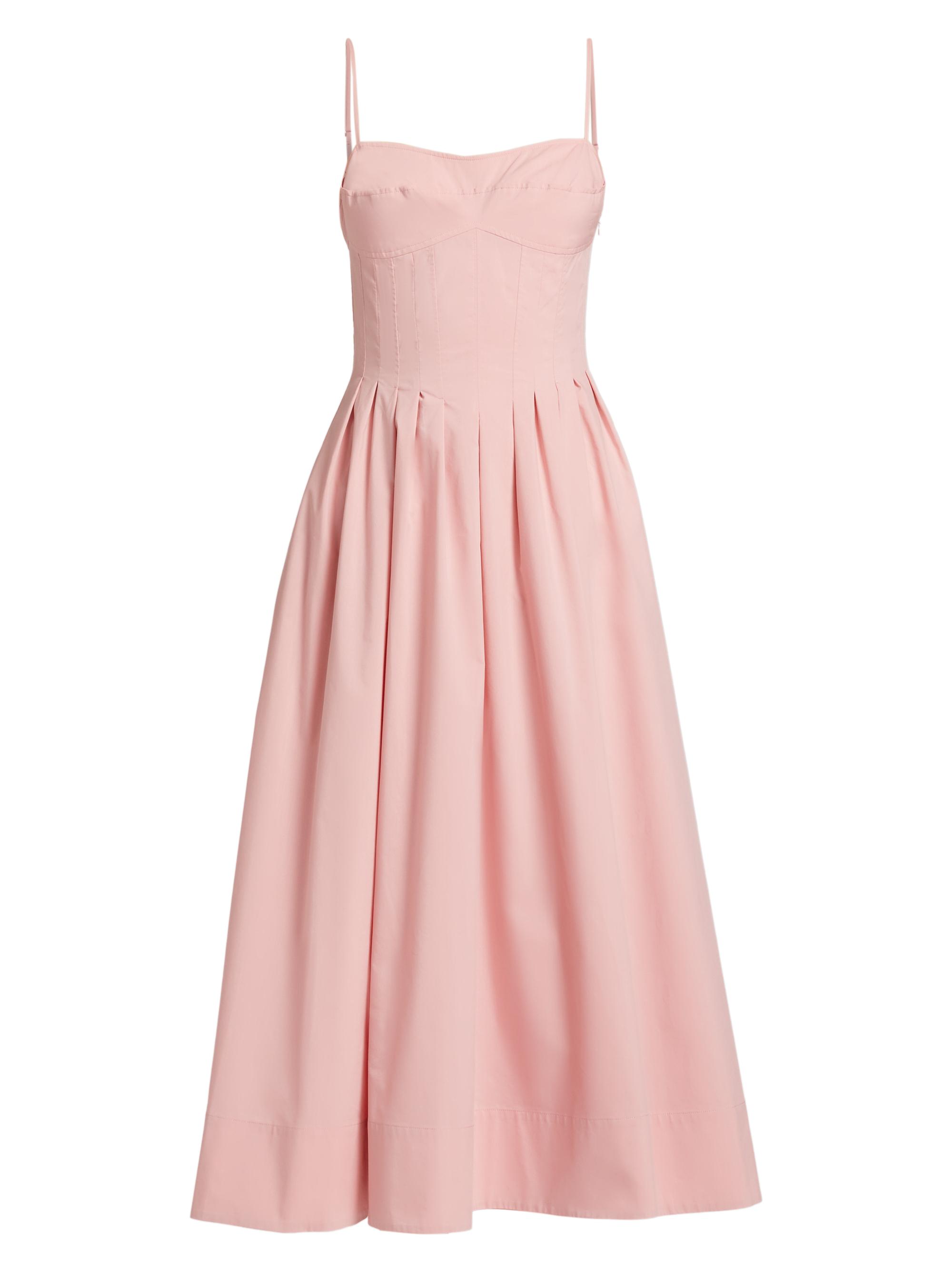 SIMKHAI Women's Kittiya Sleeveless A-line Midi-Dress - Dusty Rose