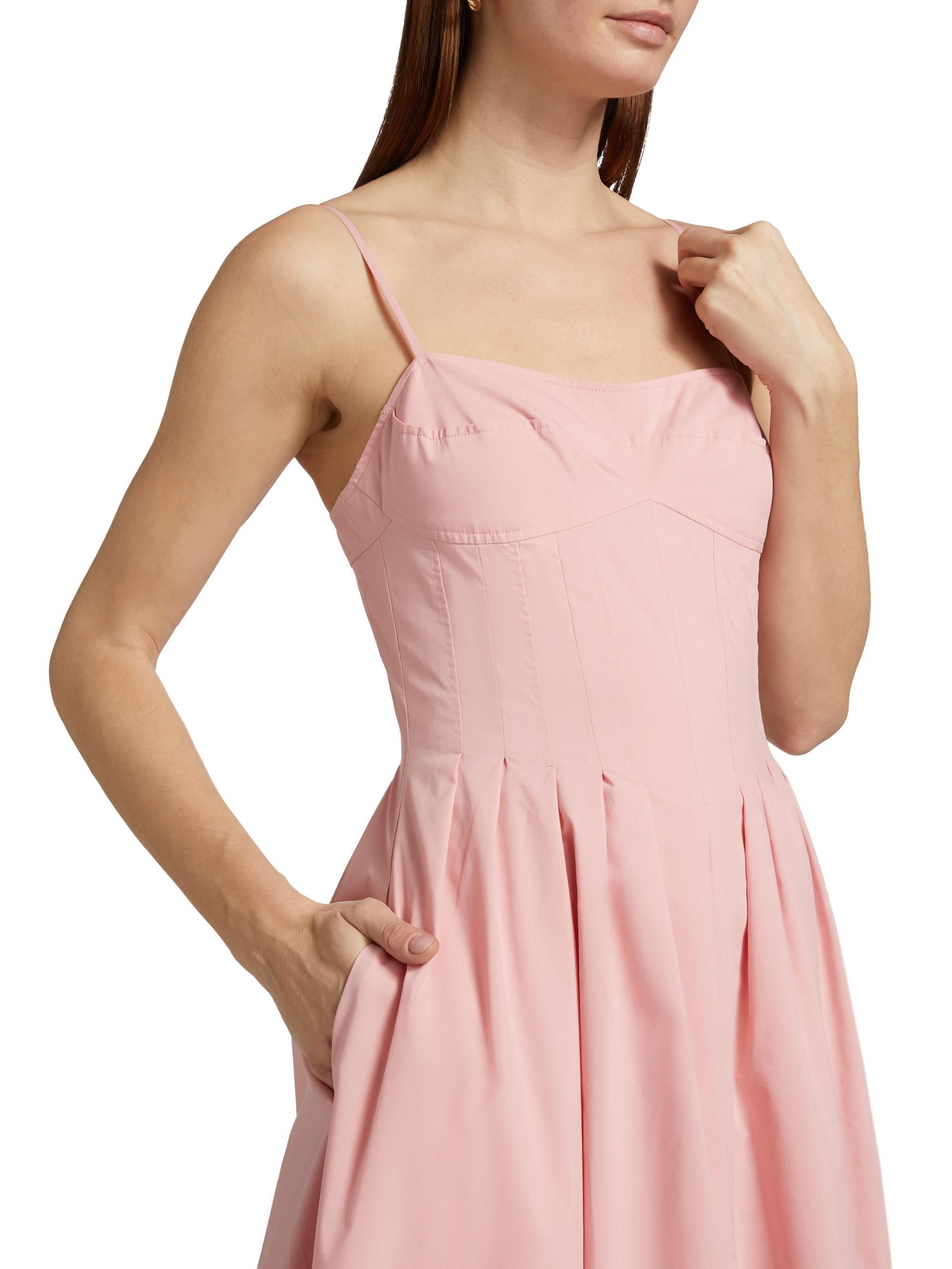 SIMKHAI Kittiya Sleeveless A-line Midi-Dress | Saks Fifth Avenue