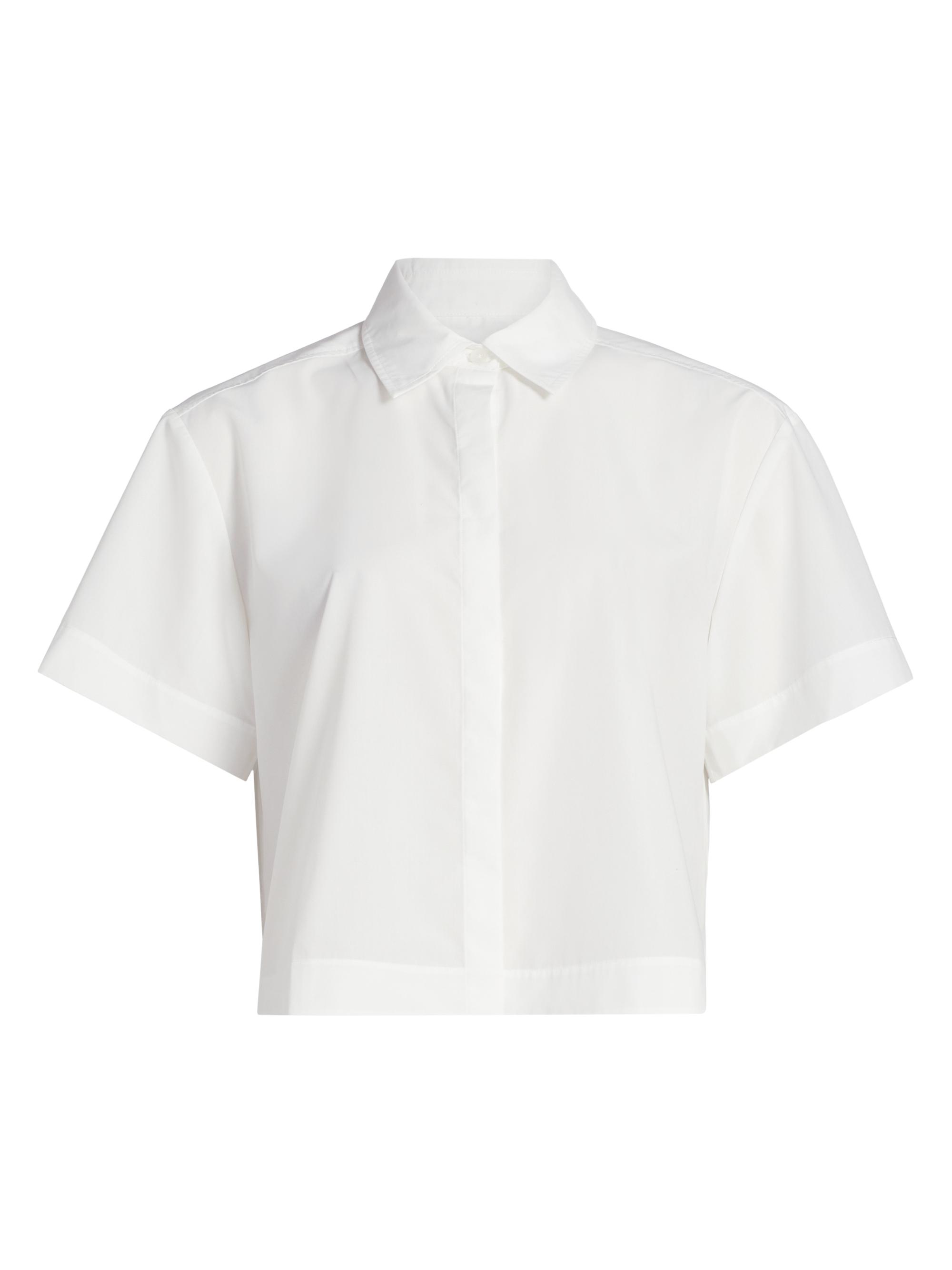 SIMKHAI Women's Bernie Pleated Shirt - White