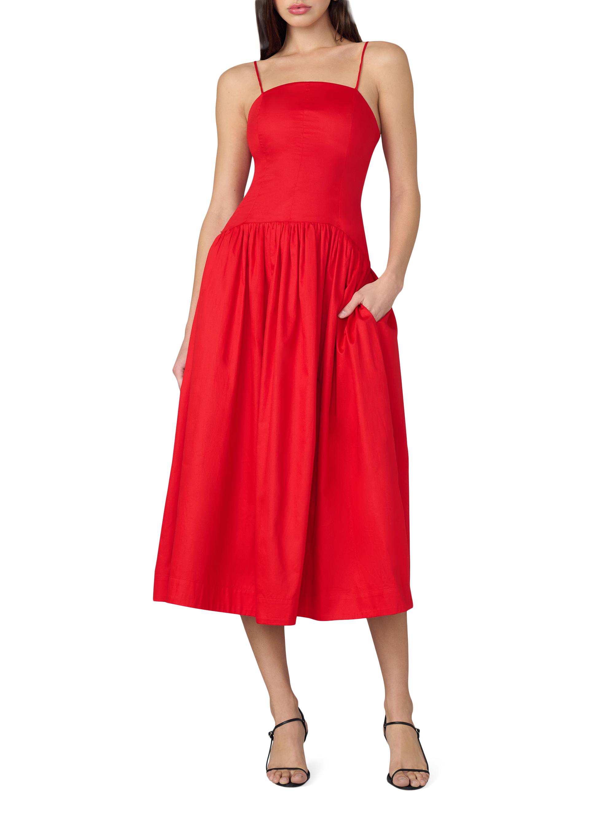 knee length dresses for ladies Gold Metallic Seersucker Mara Midi Dress