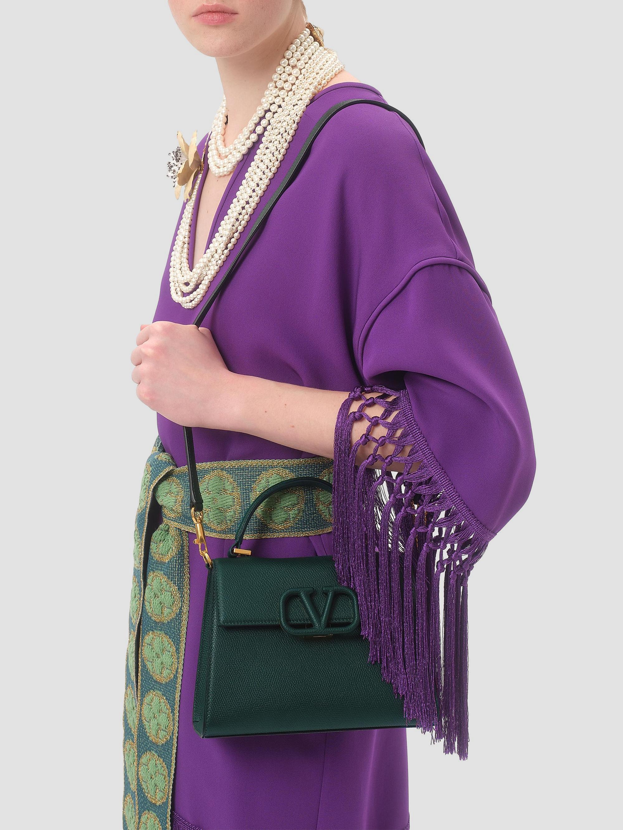 Valentino Garavani Small VSling Grainy Calfskin Handbag | Saks