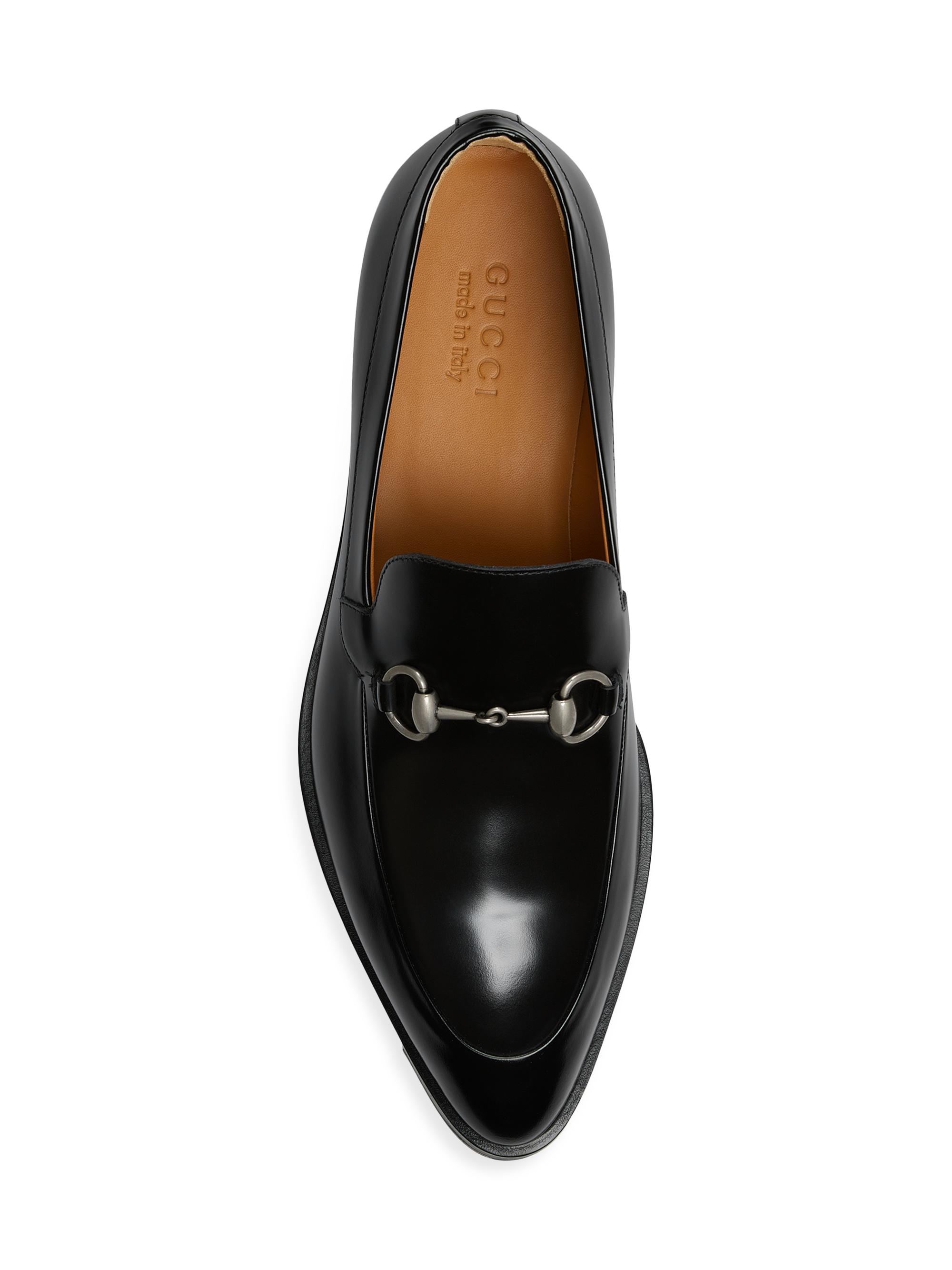 T*a様 GUCCI LOAFER 26.5 Children's loafer with Horsebit in black leather | GUCCI® US