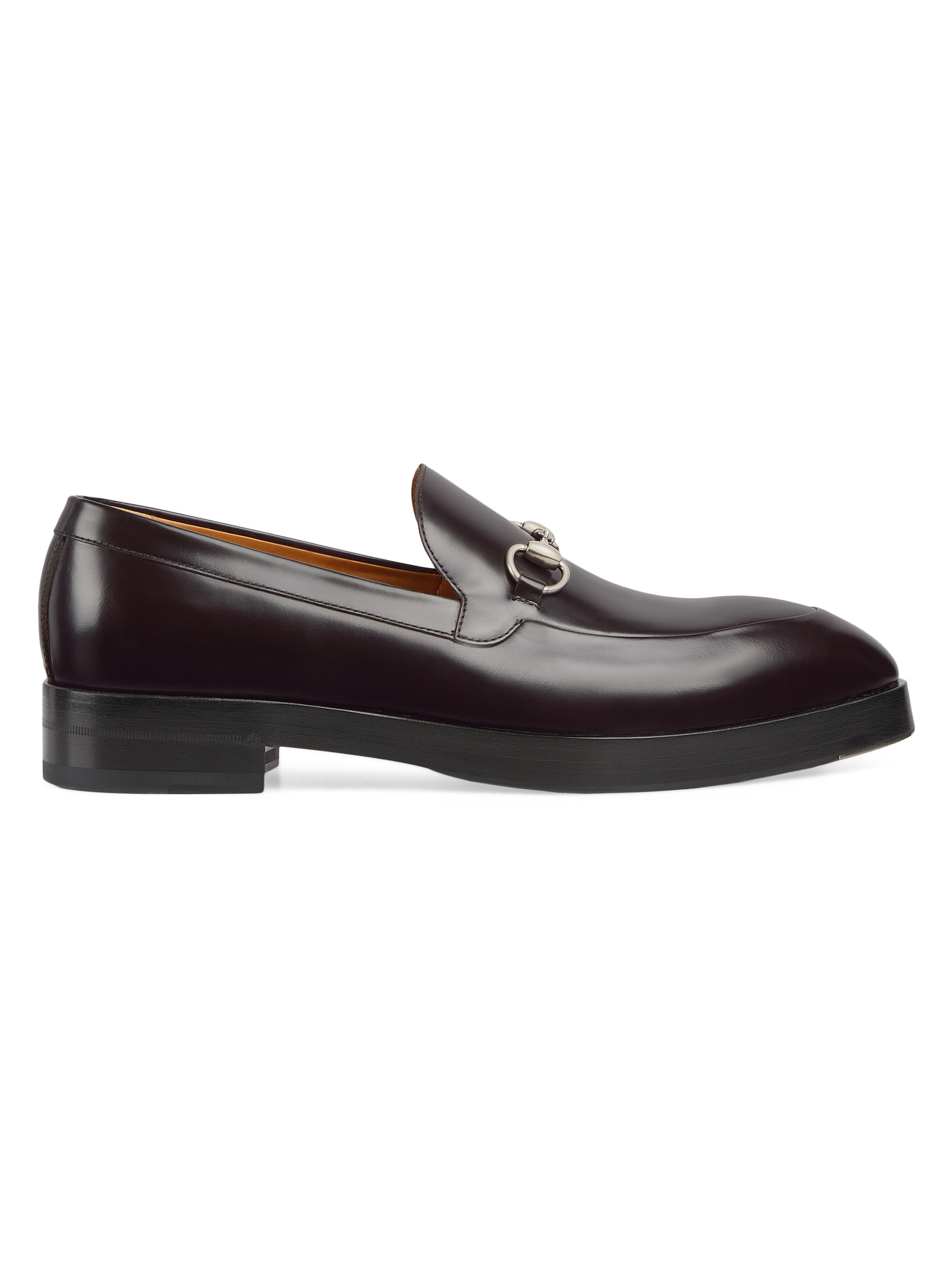 Gucci Jordy Leather Loafers | Saks Fifth Avenue