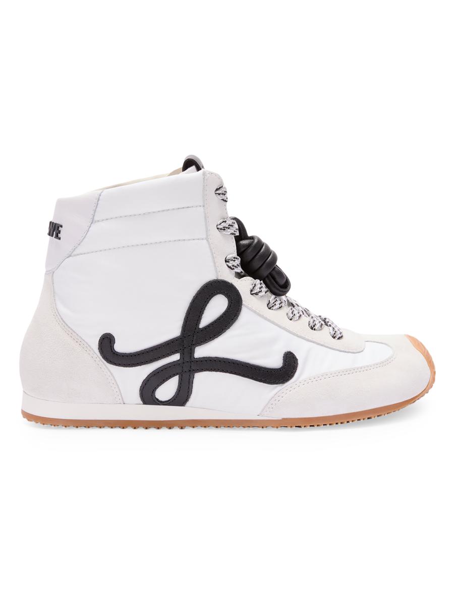 LOEWE ロエベ●Ballet Runner2.0 異素材MIXハイカットスニーカー LOEWE Ballet Runner 2.0 Suede & Mesh High-Top Sneakers