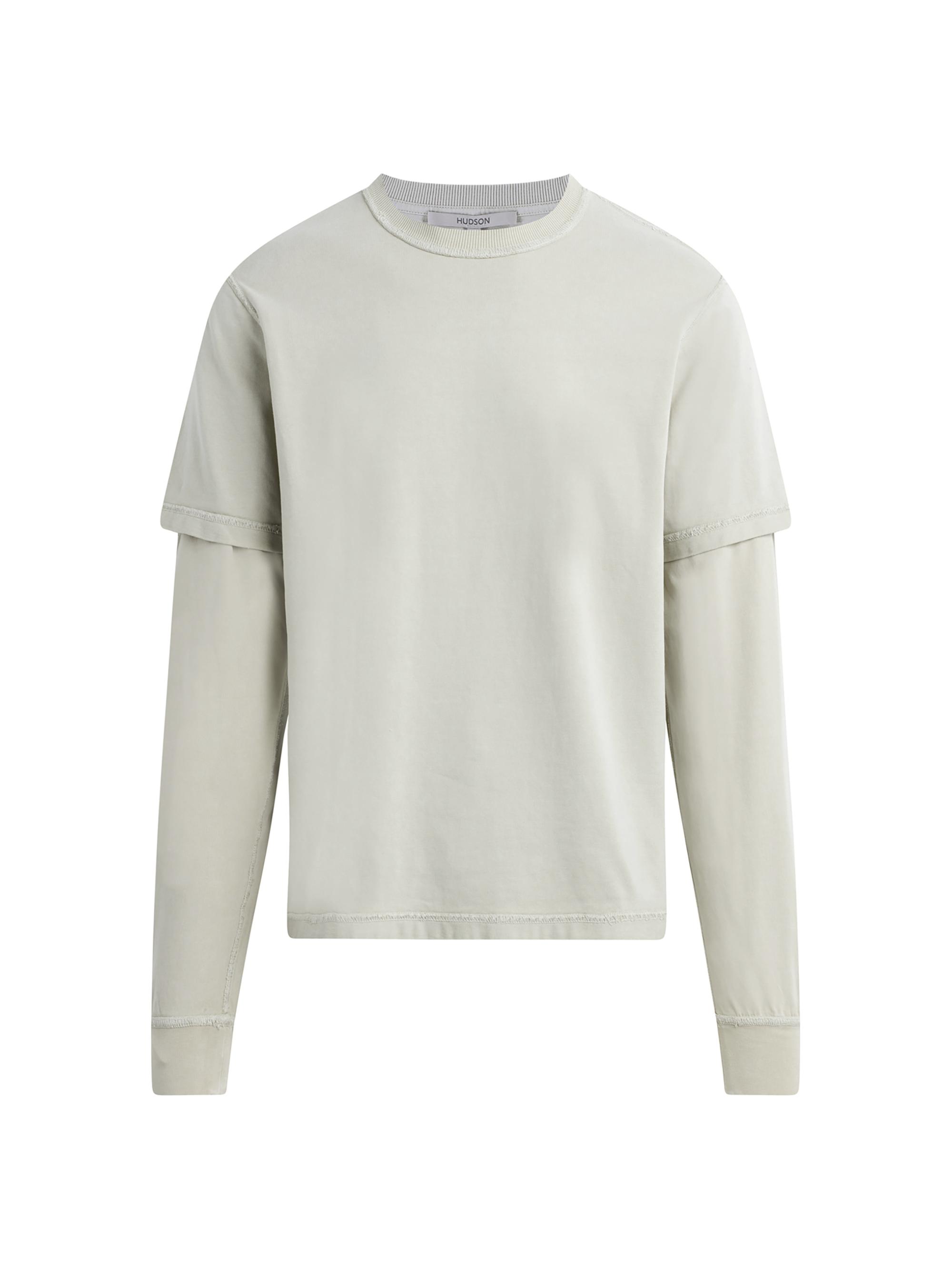 Hudson Jeans Men's Hybrid Layered T-Shirt - Sandstone