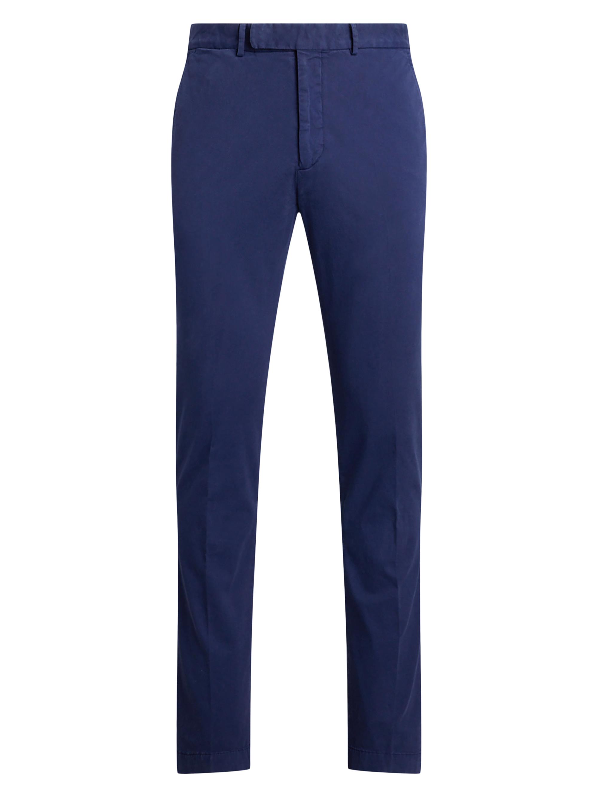 Ralph Lauren Purple Label Men's Hand-Tailored Slim Stretch Chino Trousers - Blue Depths