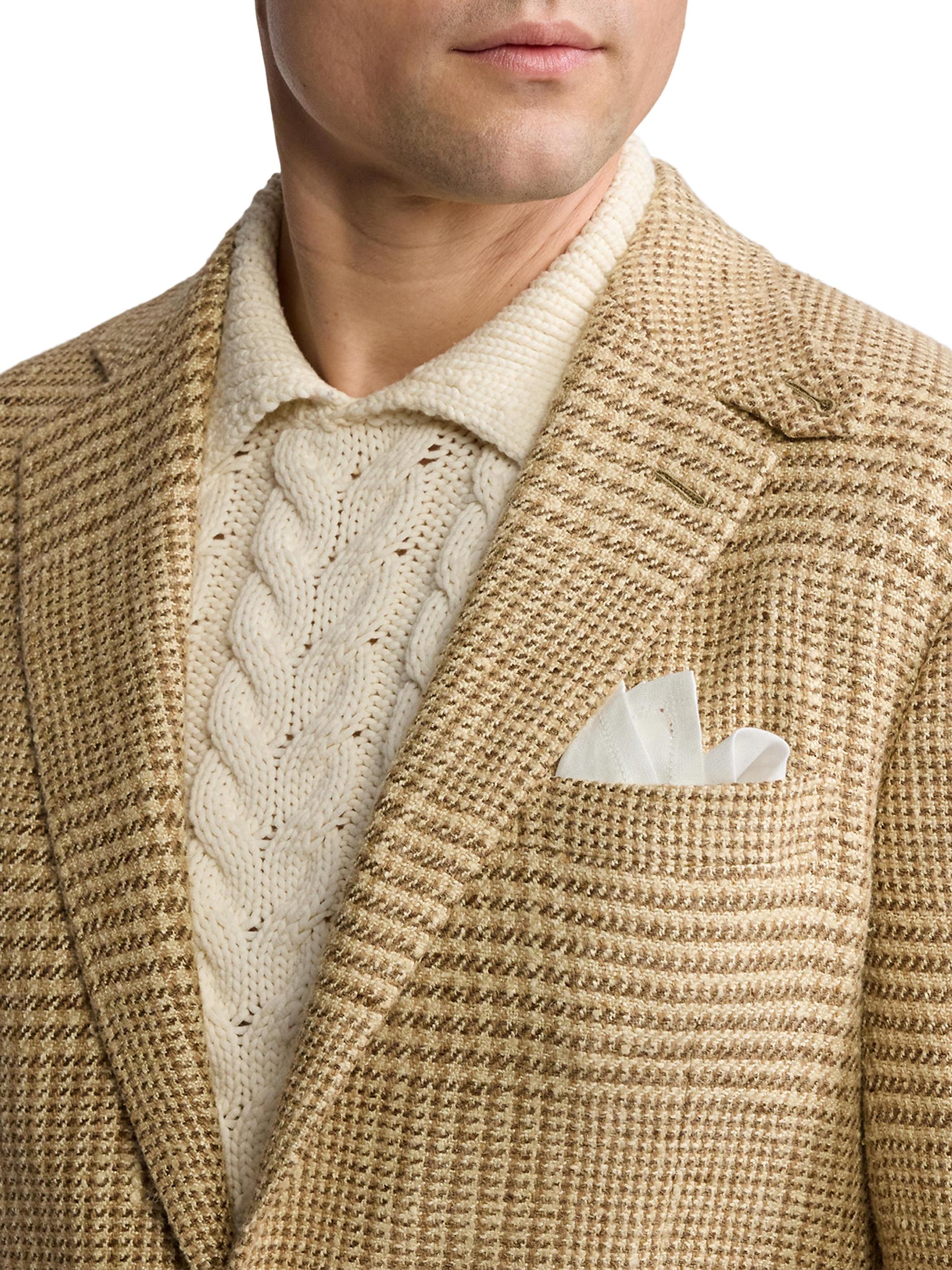 Ralph Lauren Purple Label Kent Hand-Tailored Glen Plaid Sportcoat