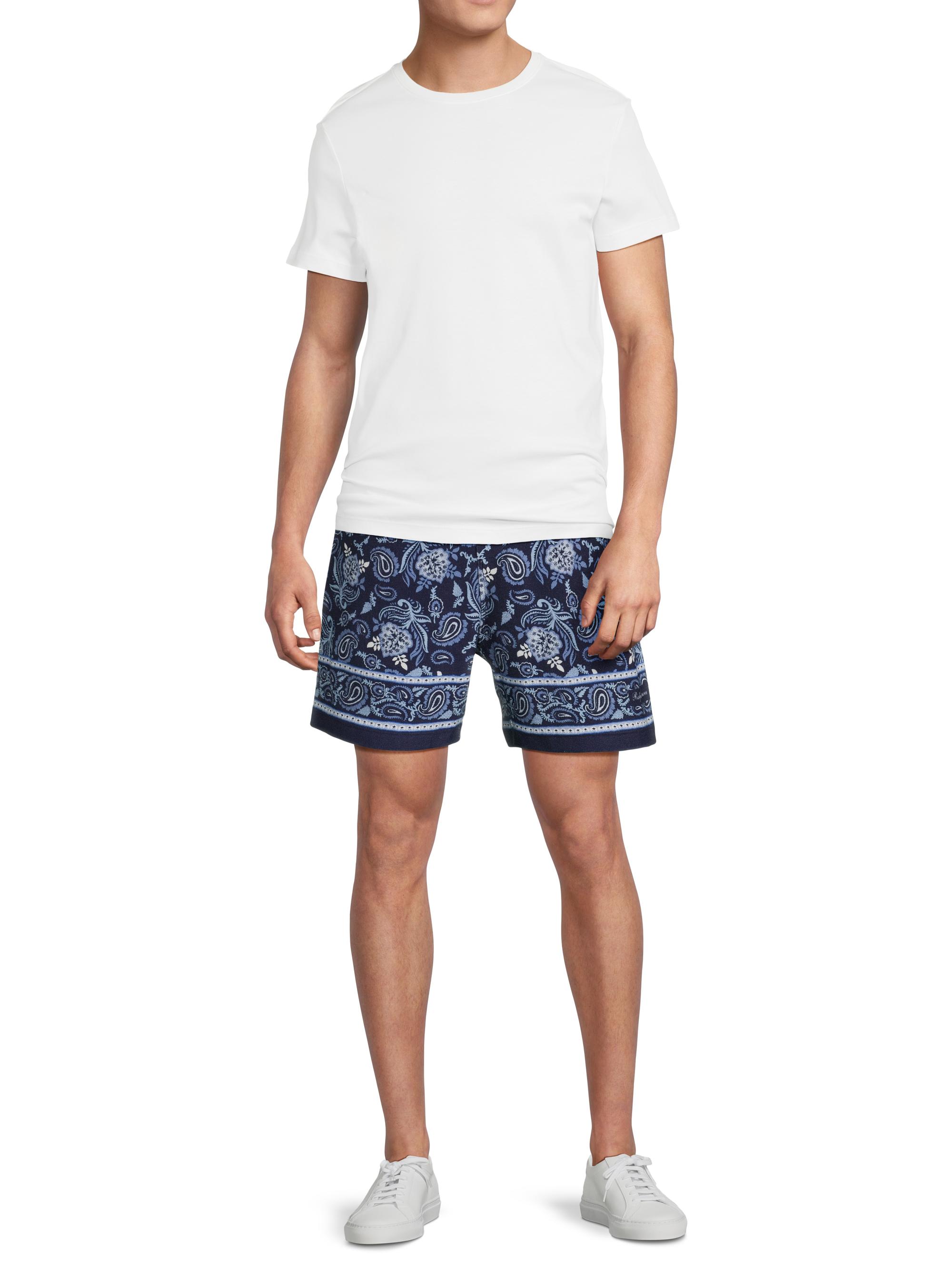 Ralph Lauren Purple Label 5.5'' Paisley-Print Terry Shorts | Saks