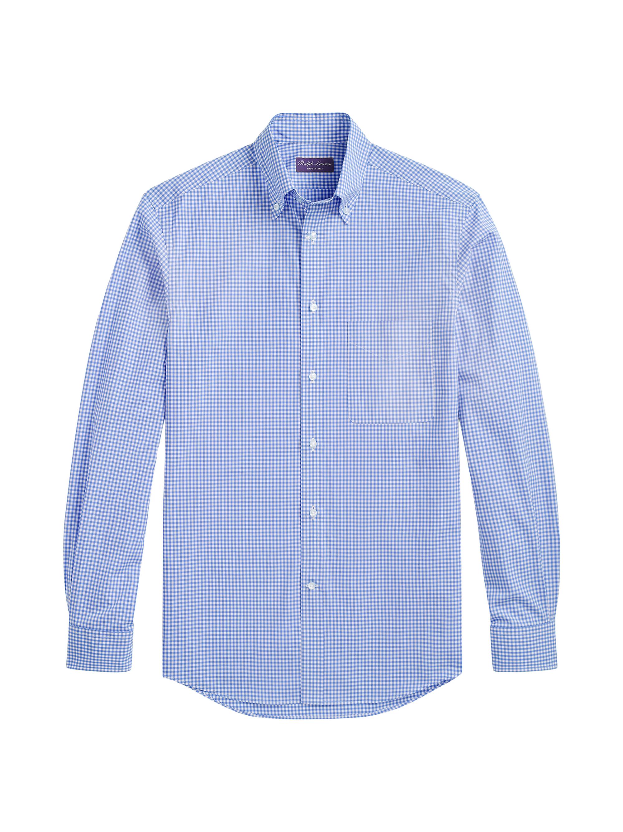 Ralph Lauren Purple Label Silk-Linen Canvas Shirt | Saks Fifth Avenue