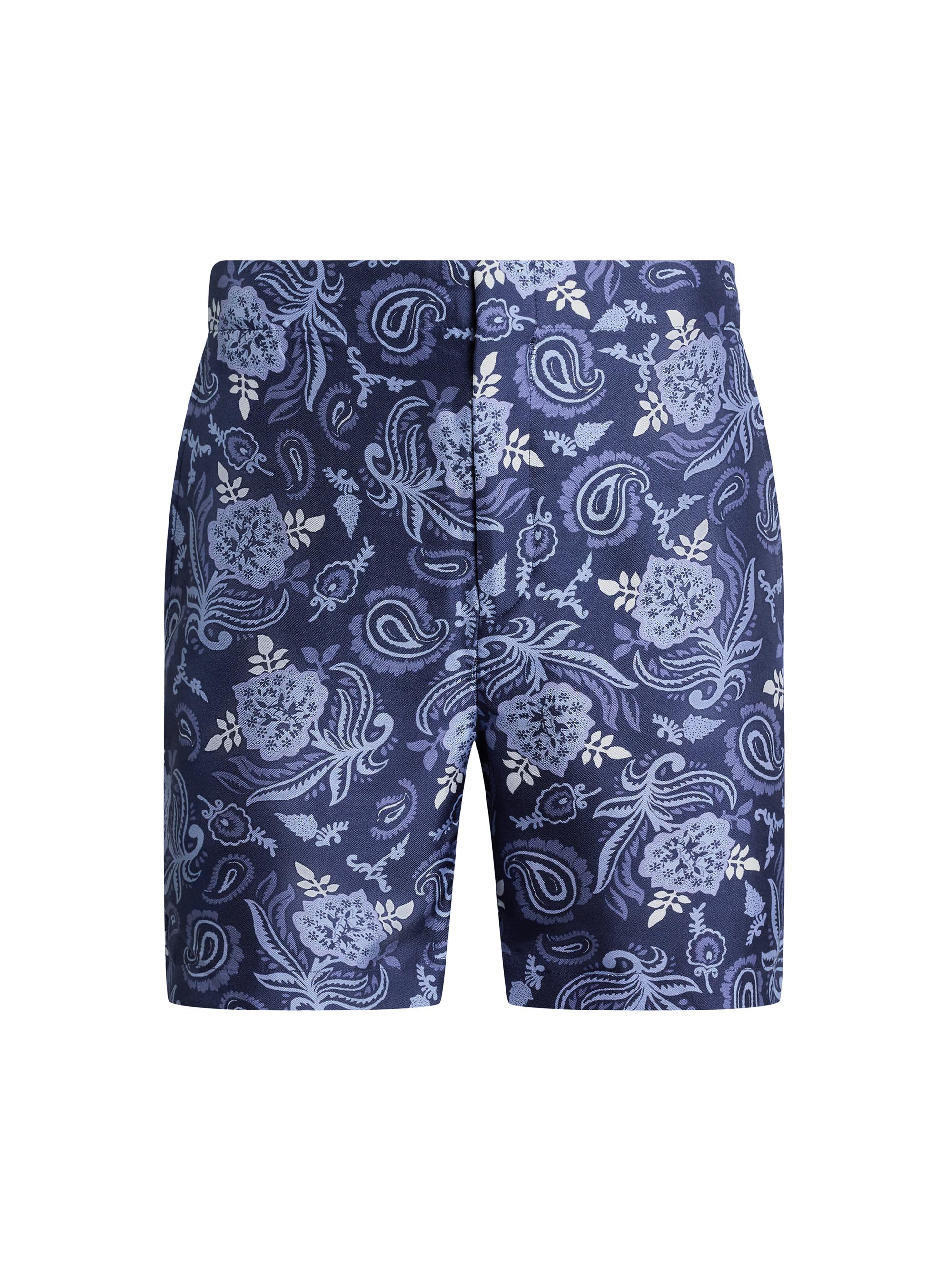 Ralph Lauren Purple Label 5.5'' Paisley-Print Terry Shorts | Saks