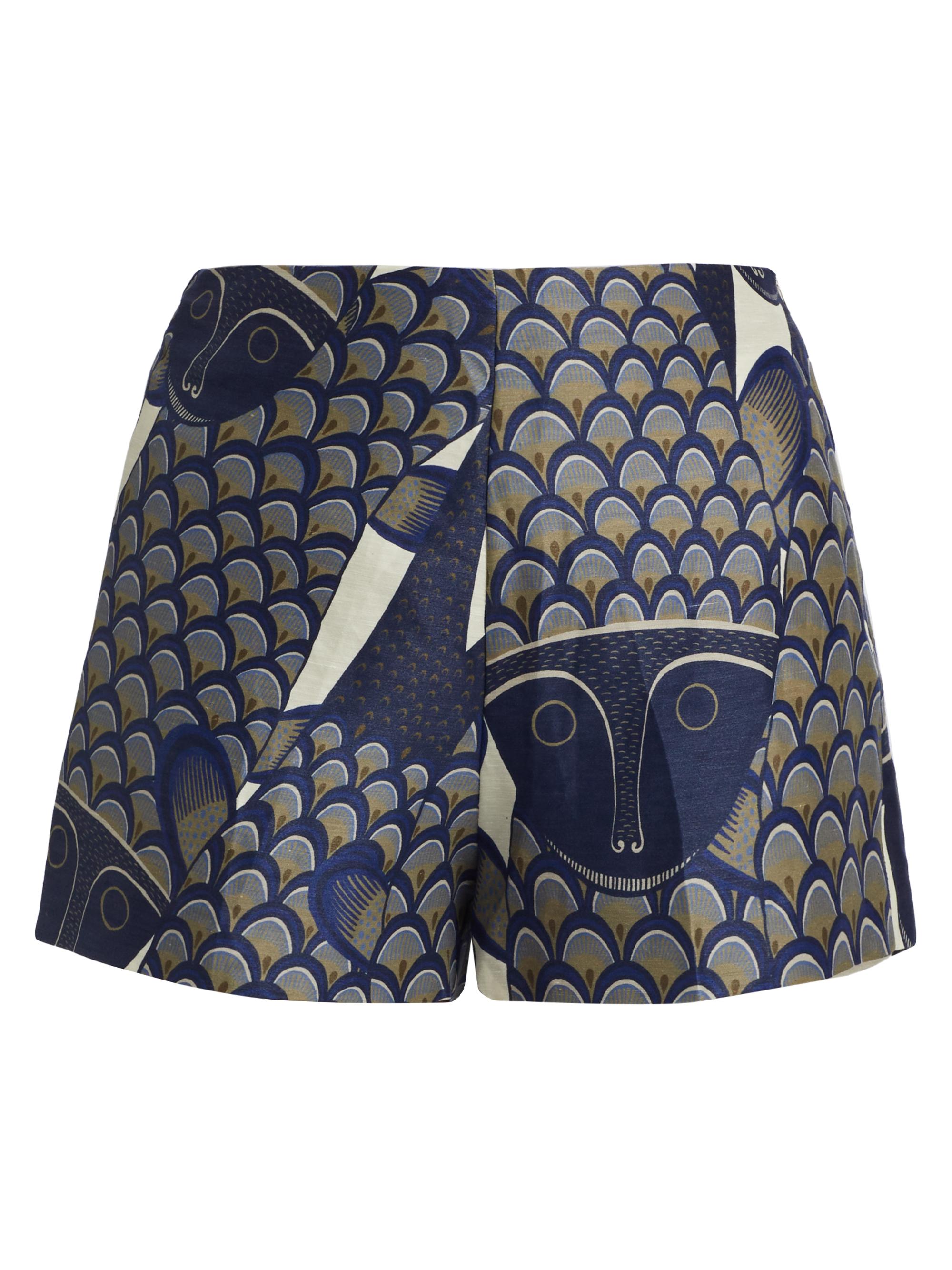 Heirlome Women's Saskia Santos Print Shorts - Ink Midnight