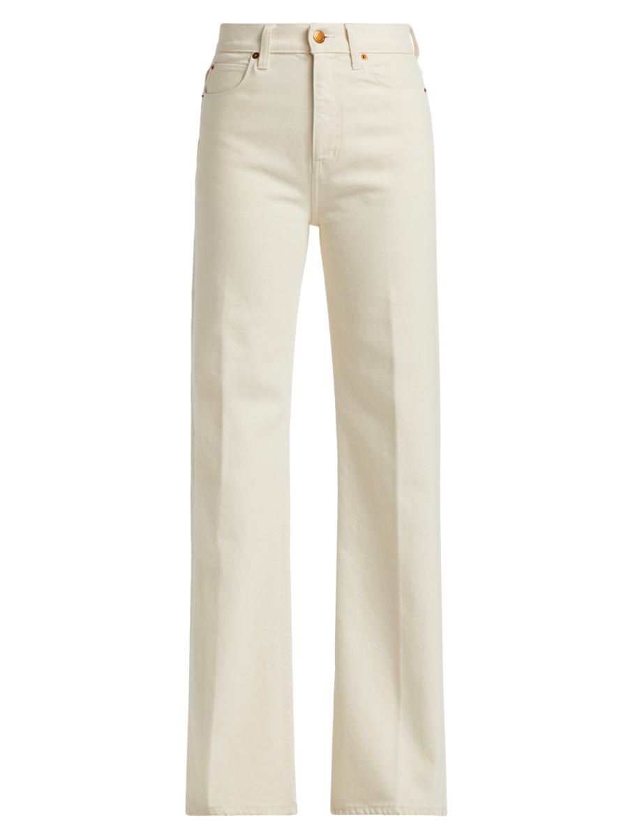 Jamie Haller Women's Crease Bootcut High-rise Jeans In Sand