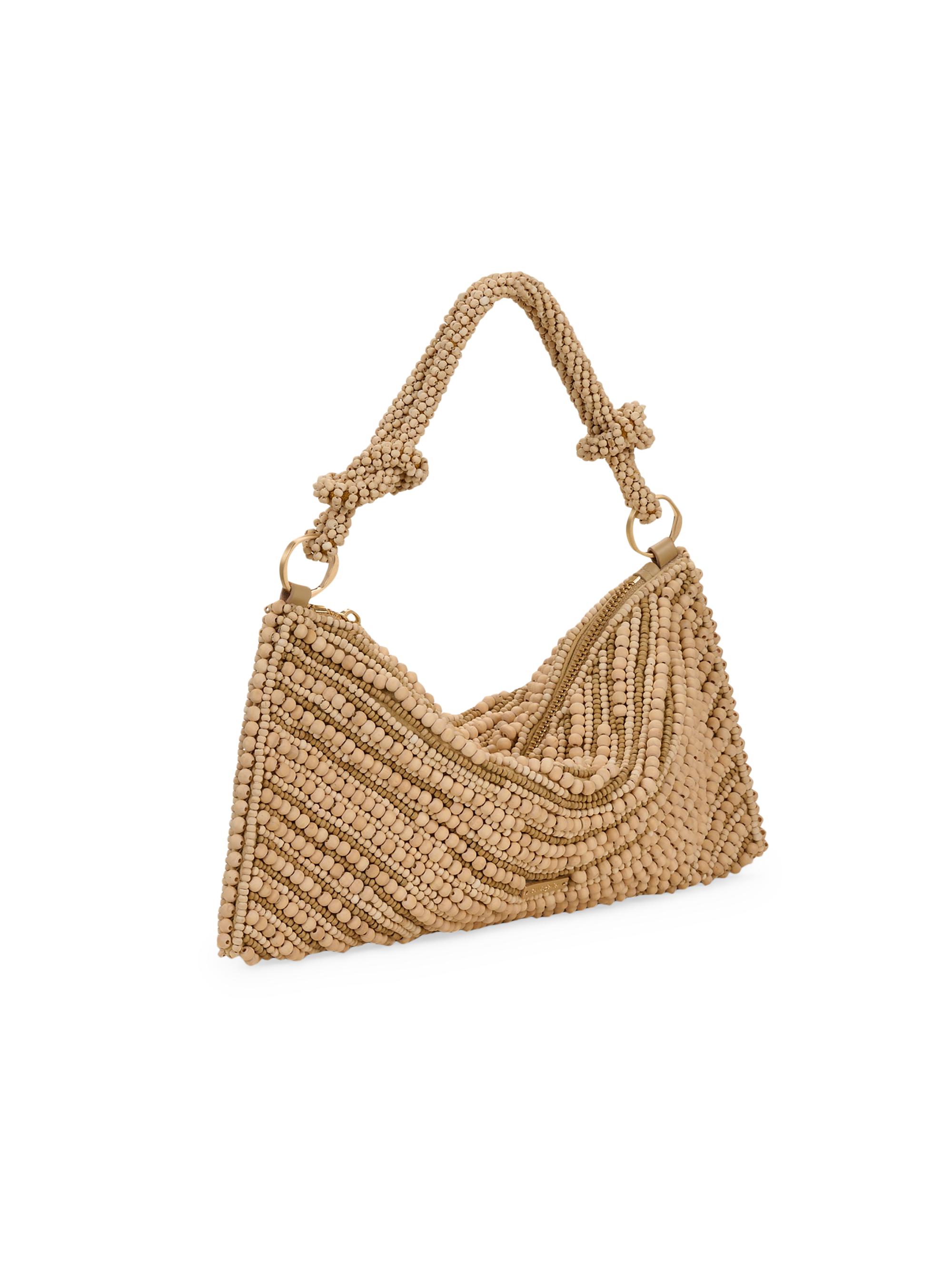 Cult Gaia Nano Hera Wood Beaded Shoulder Bag | Saks Fifth Avenue
