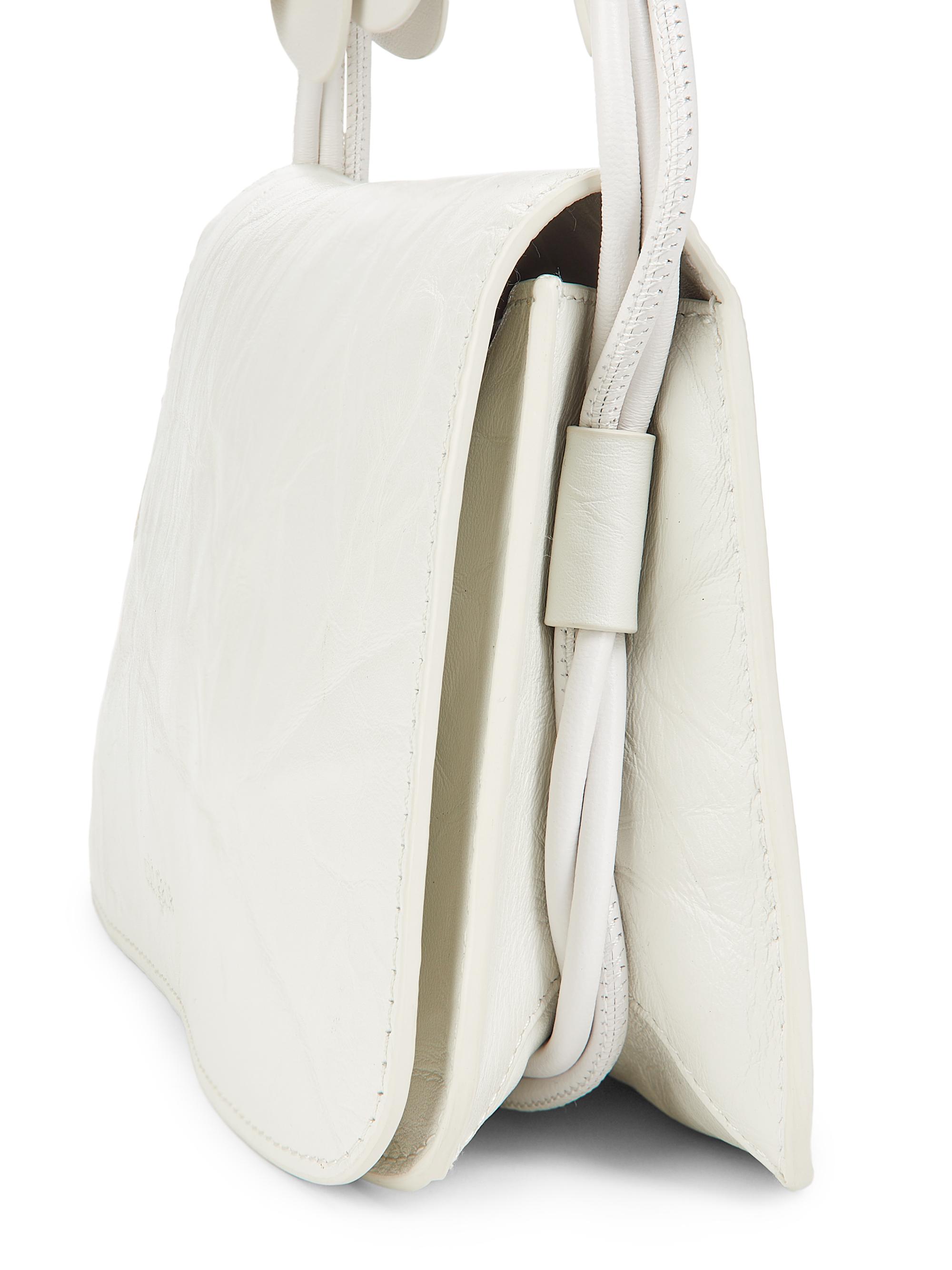 Cult Gaia Cosette Leaf Strap Leather Shoulder Bag | Saks Fifth Avenue