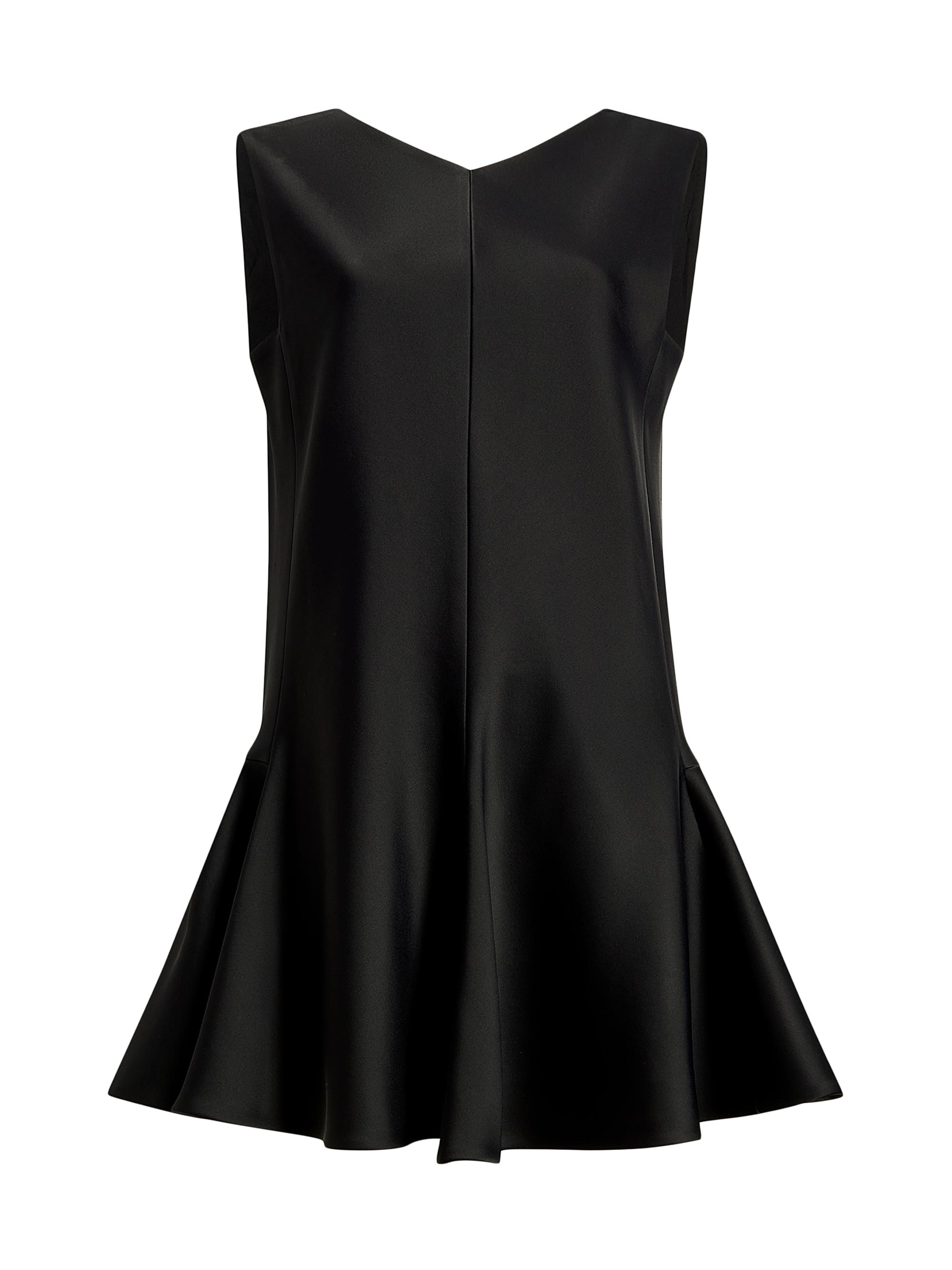 Khaite Women's Mel V-Neck Minidress - Black