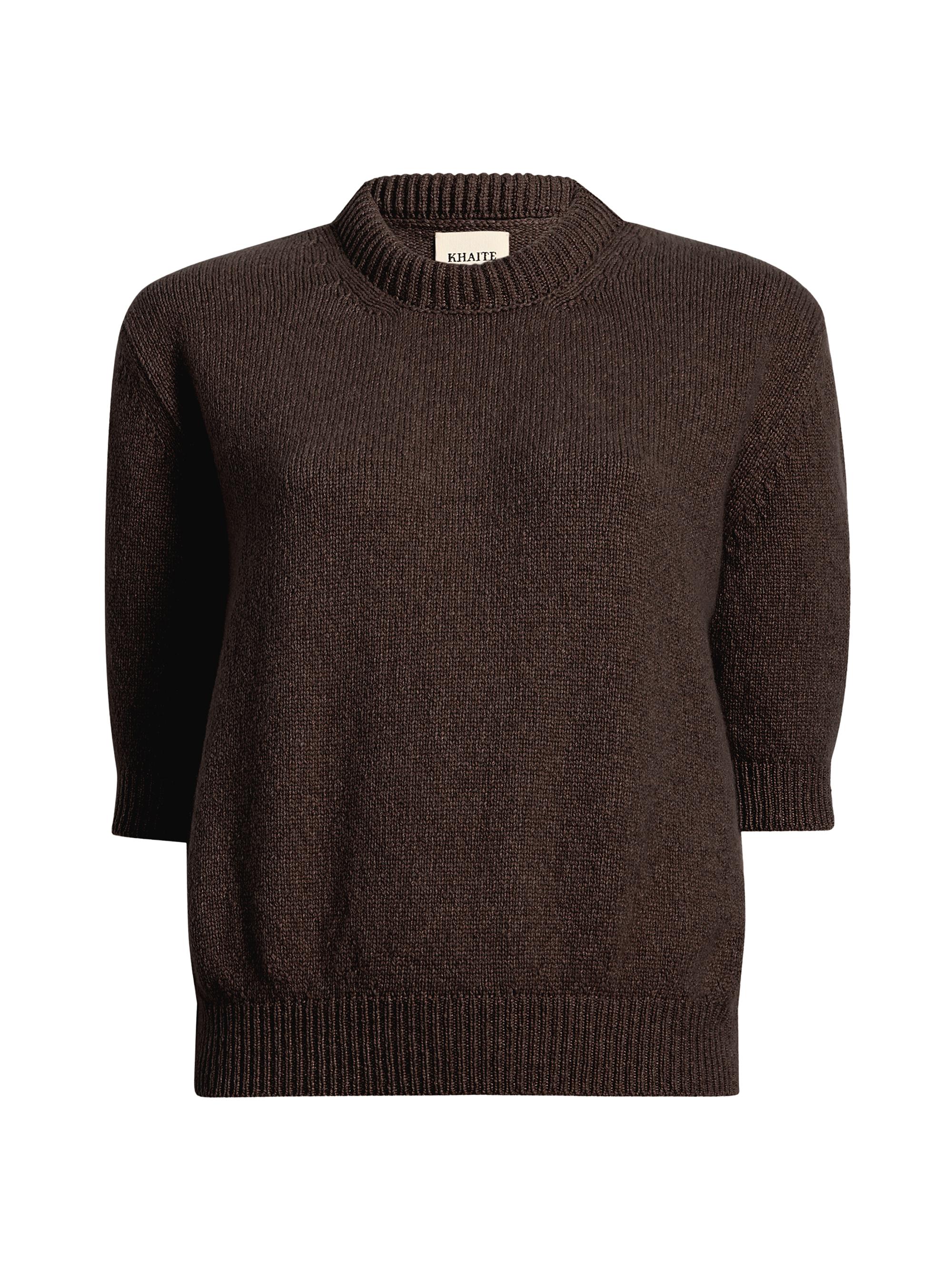 Khaite Women's Davin Cashmere Sweater - Coffee
