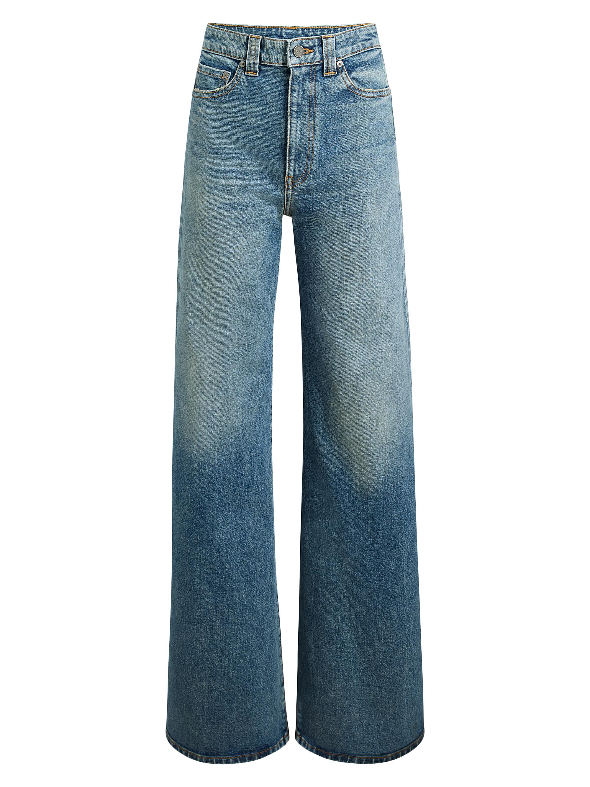 Khaite Dane High-Rise Straight-Leg Jeans | Saks Fifth Avenue