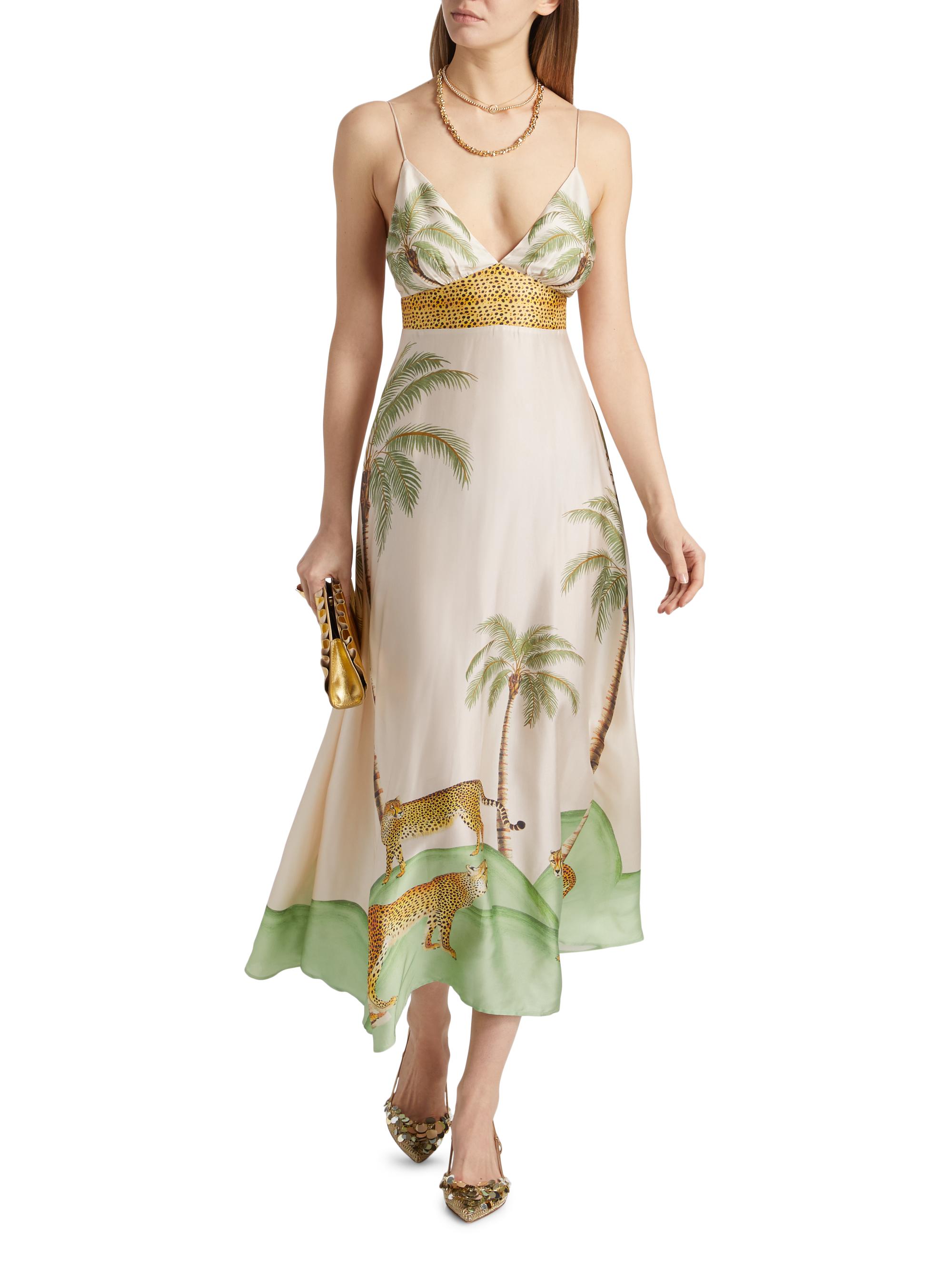 Carolina K Star Printed Maxi Dress | Saks Fifth Avenue