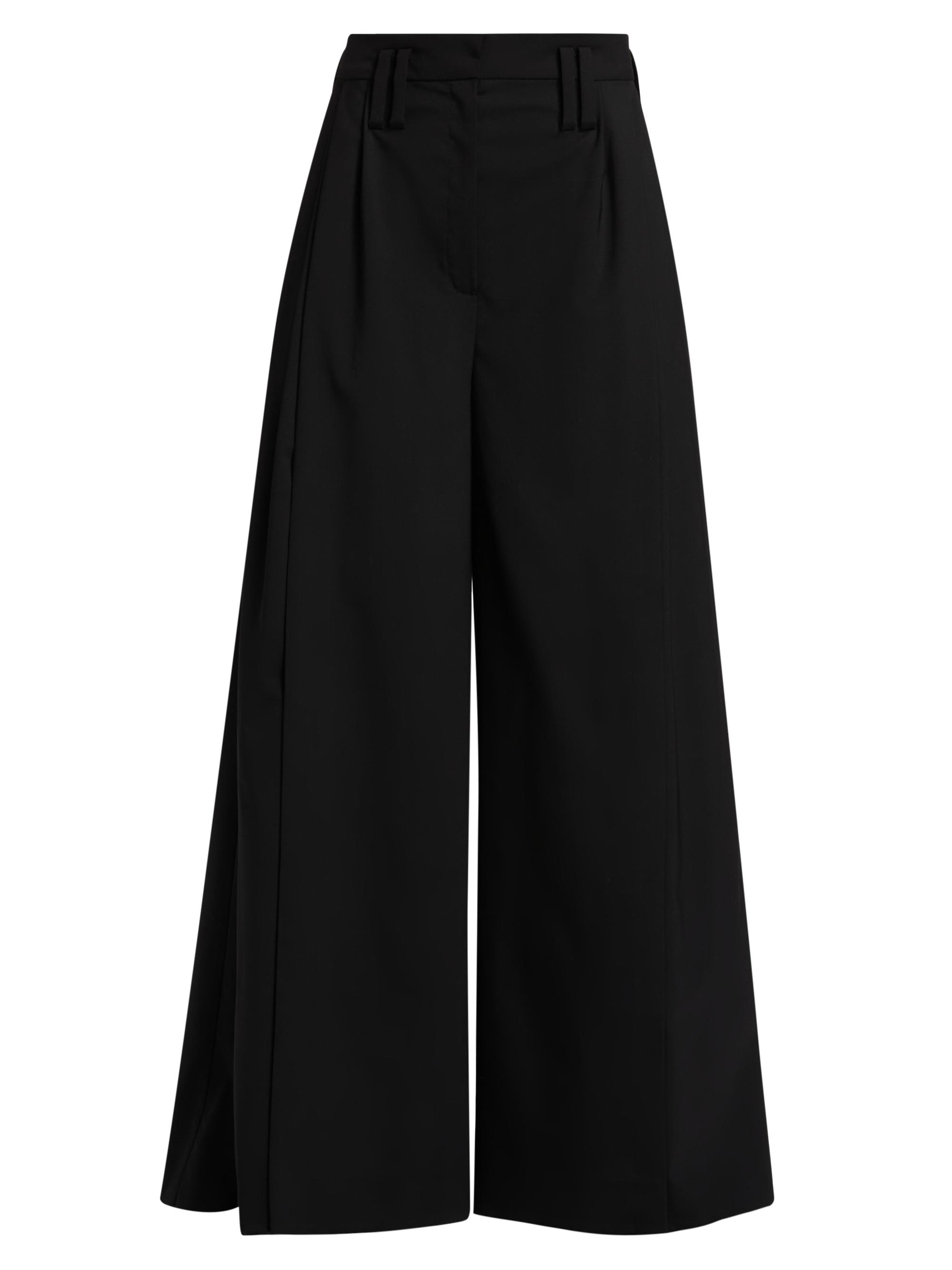A.W.A.K.E. Mode Women's Full Split Wide-Leg Pants - Black