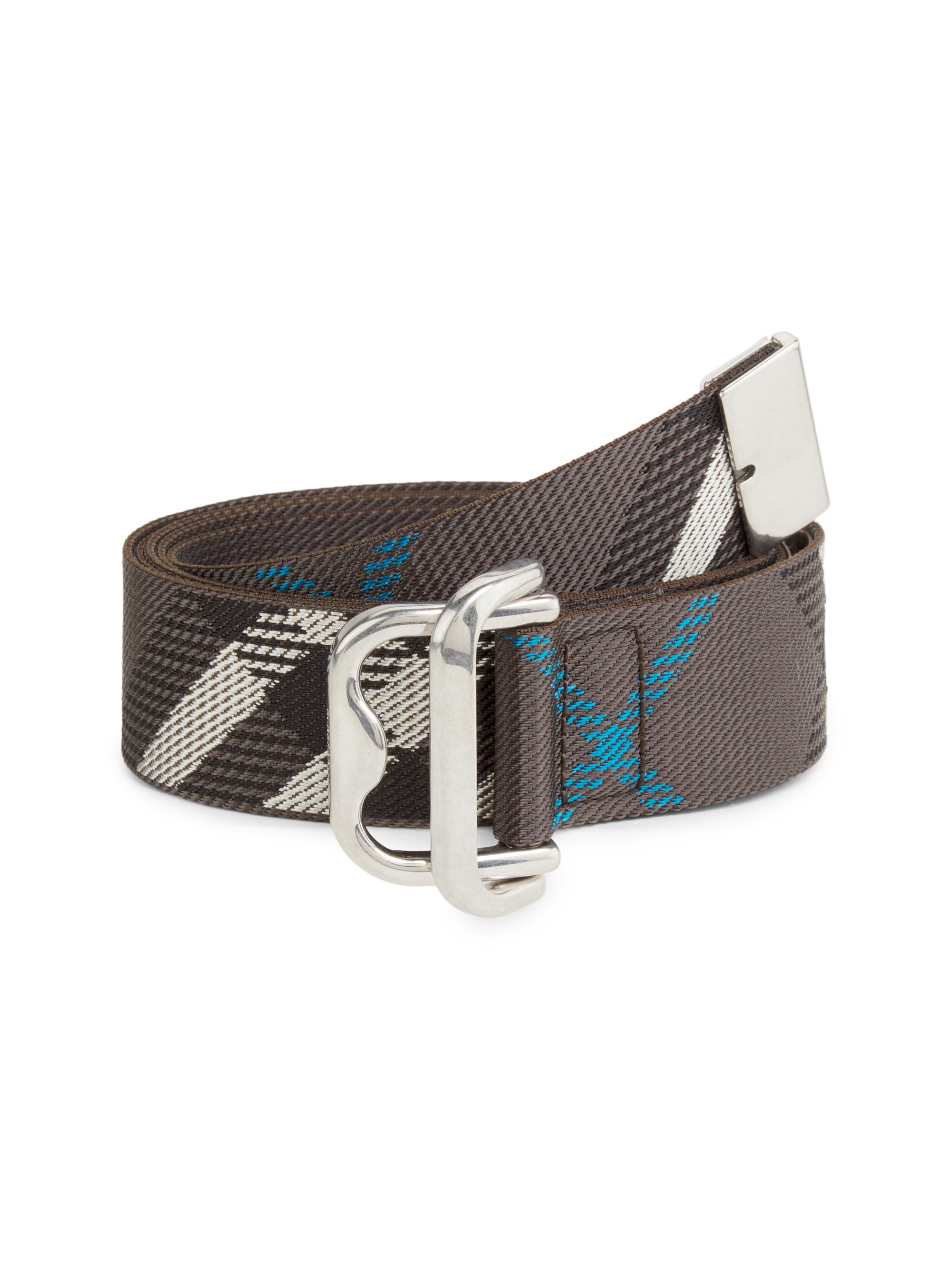 Burberry Check Webbing Nylon Belt | Saks Fifth Avenue