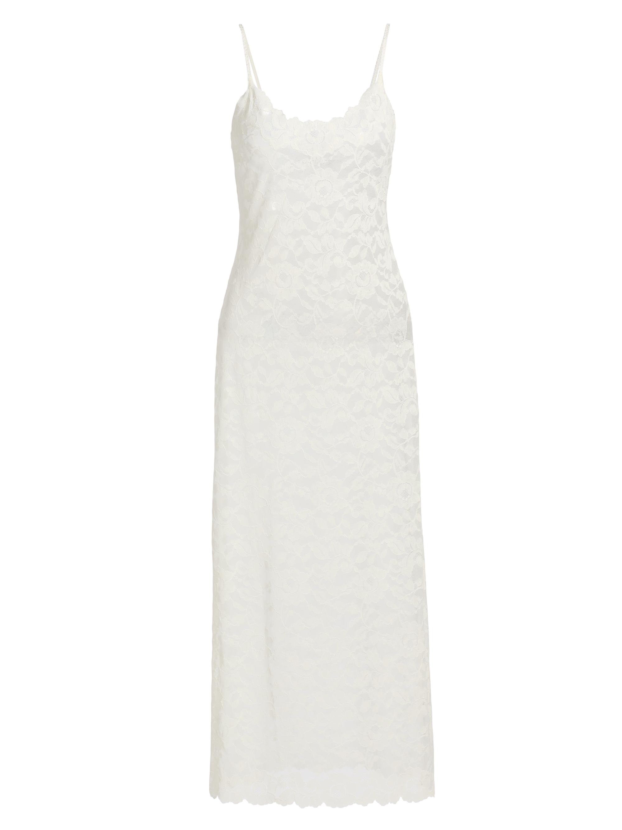 Natori Women's Peony Lace Chemise Gown - White