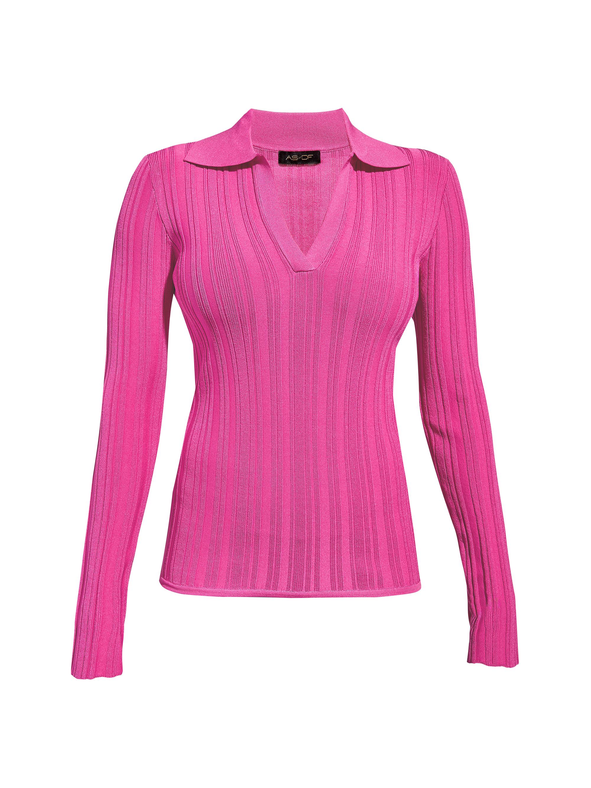 AS by DF Women's Fiamma Ribbed Top - Hot Pink