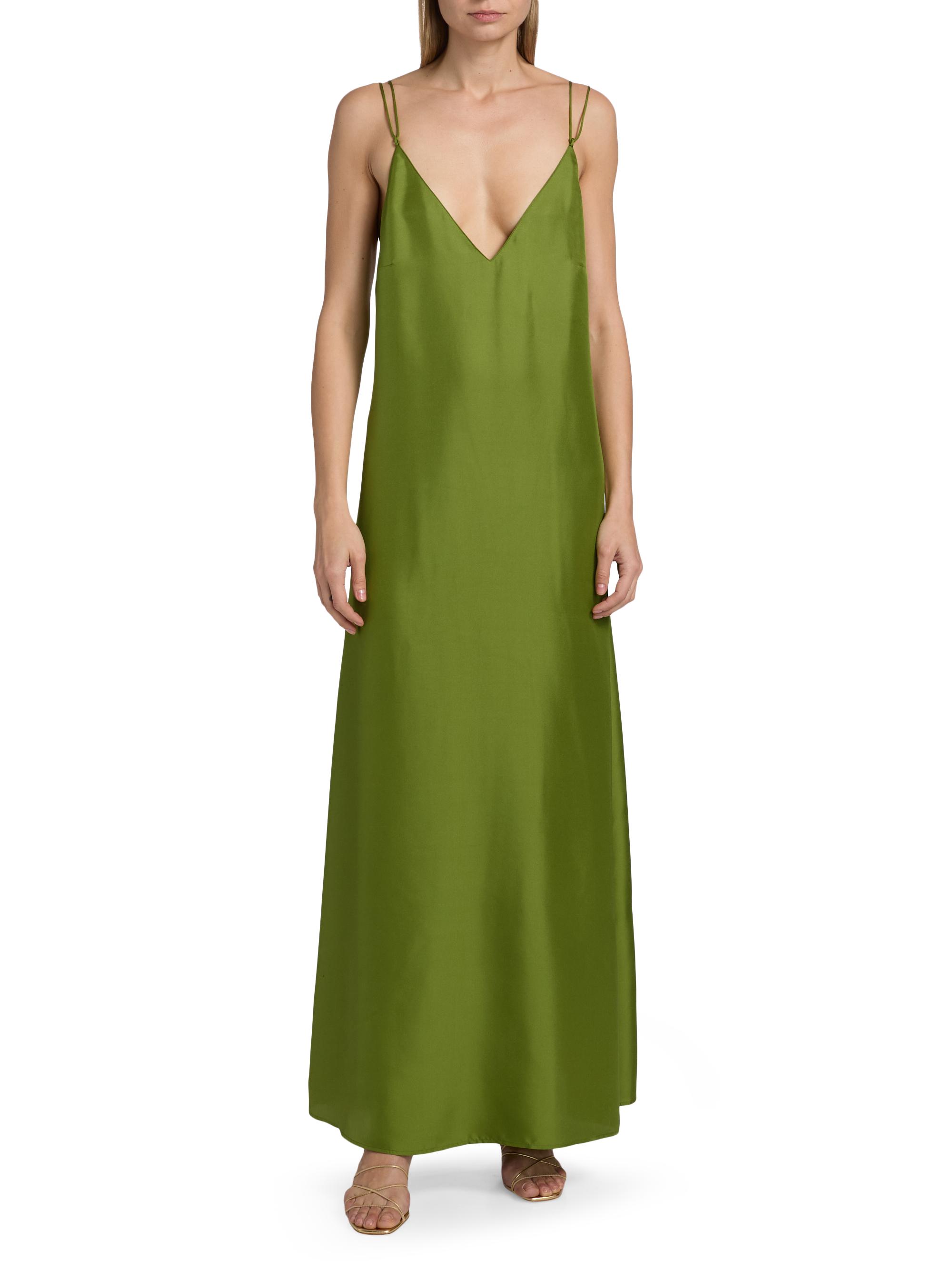 Róhe Silk Slip Maxi Dress | Saks Fifth Avenue