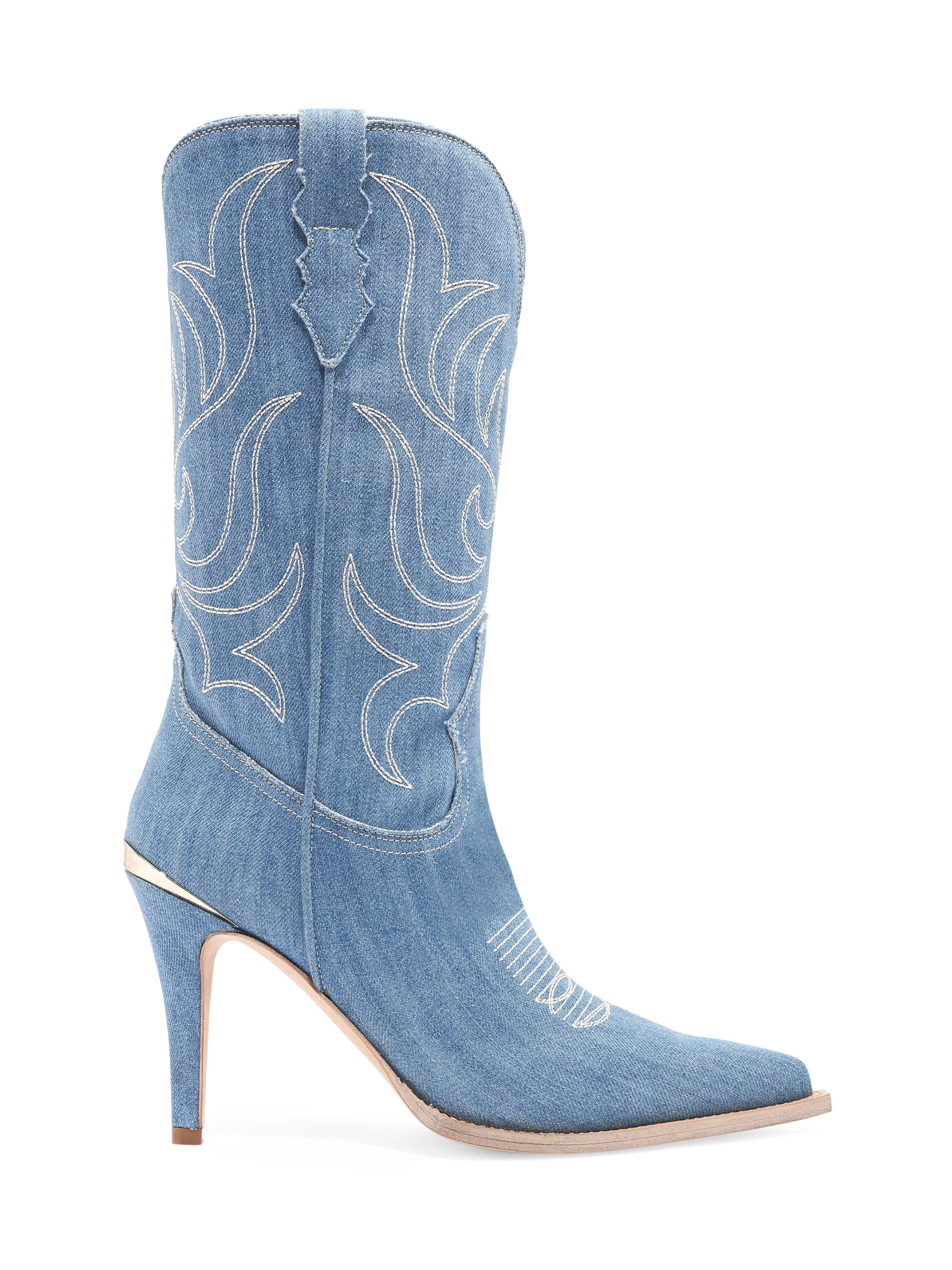 Paris Texas Knee-High Python-Embossed Leather Boots | Saks Fifth