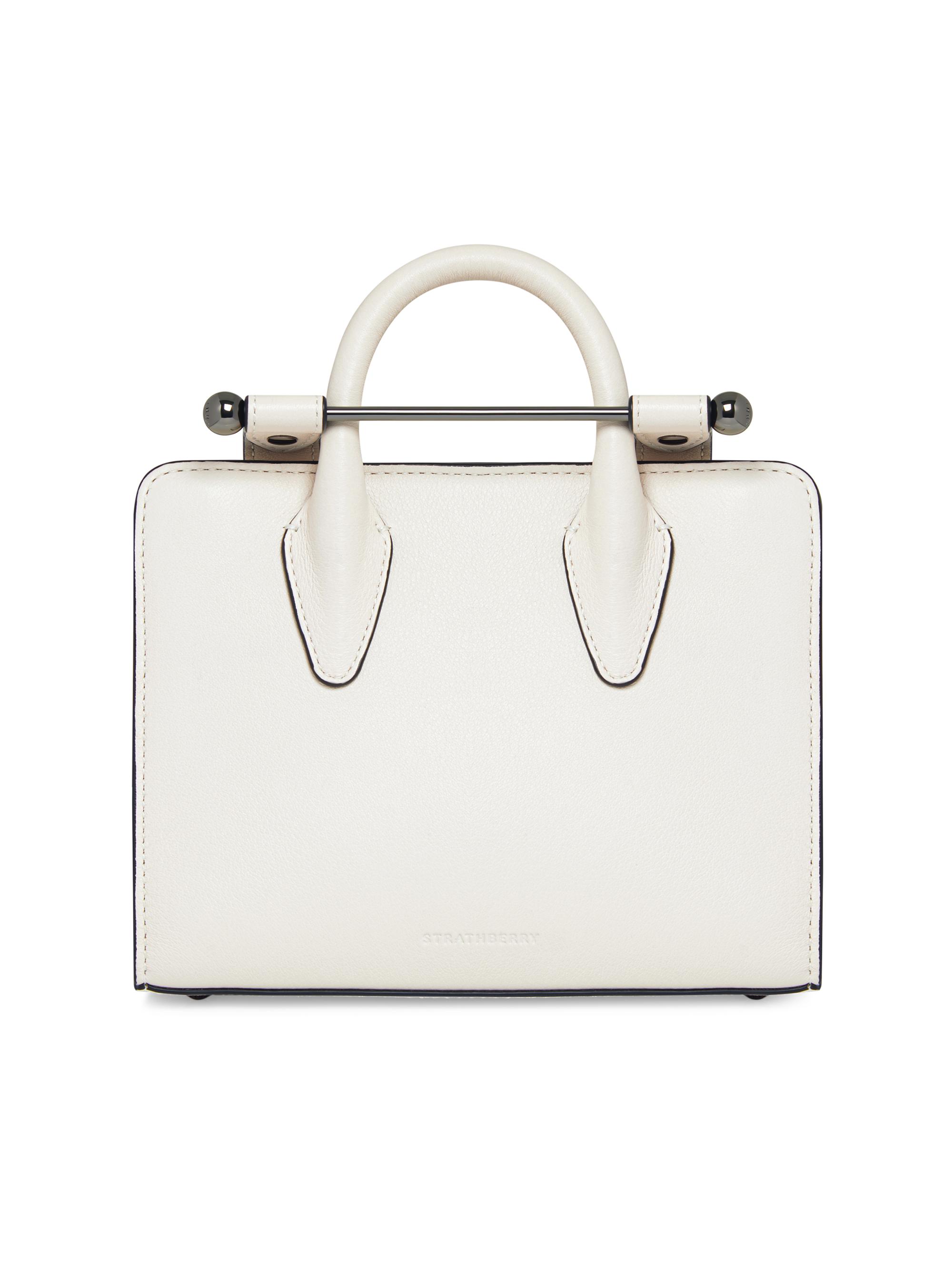 Strathberry Women's Nano Leather Tote Bag - Anthracite