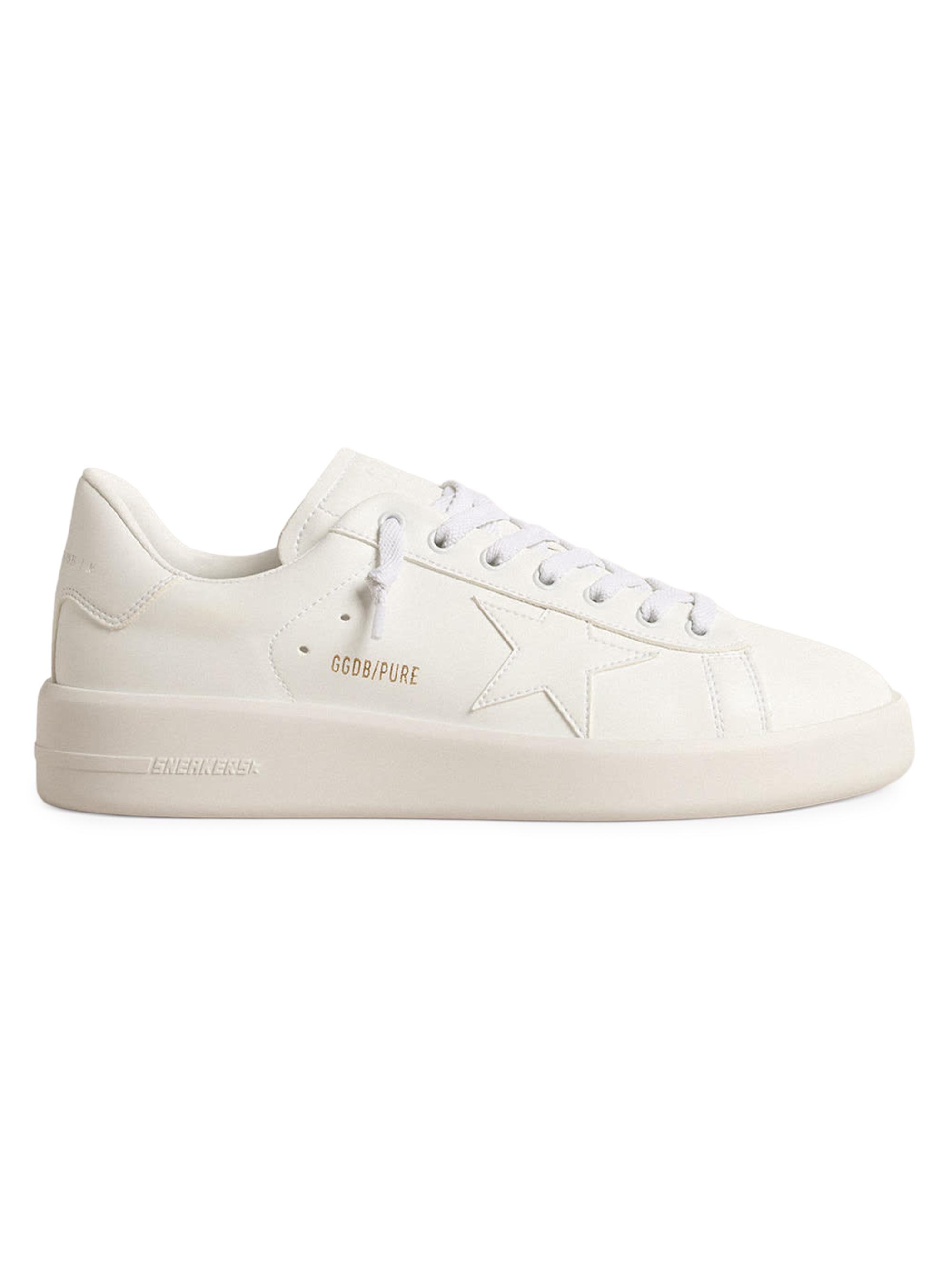 Golden Goose Men's Pure Star Low-Top Sneakers - Optic White