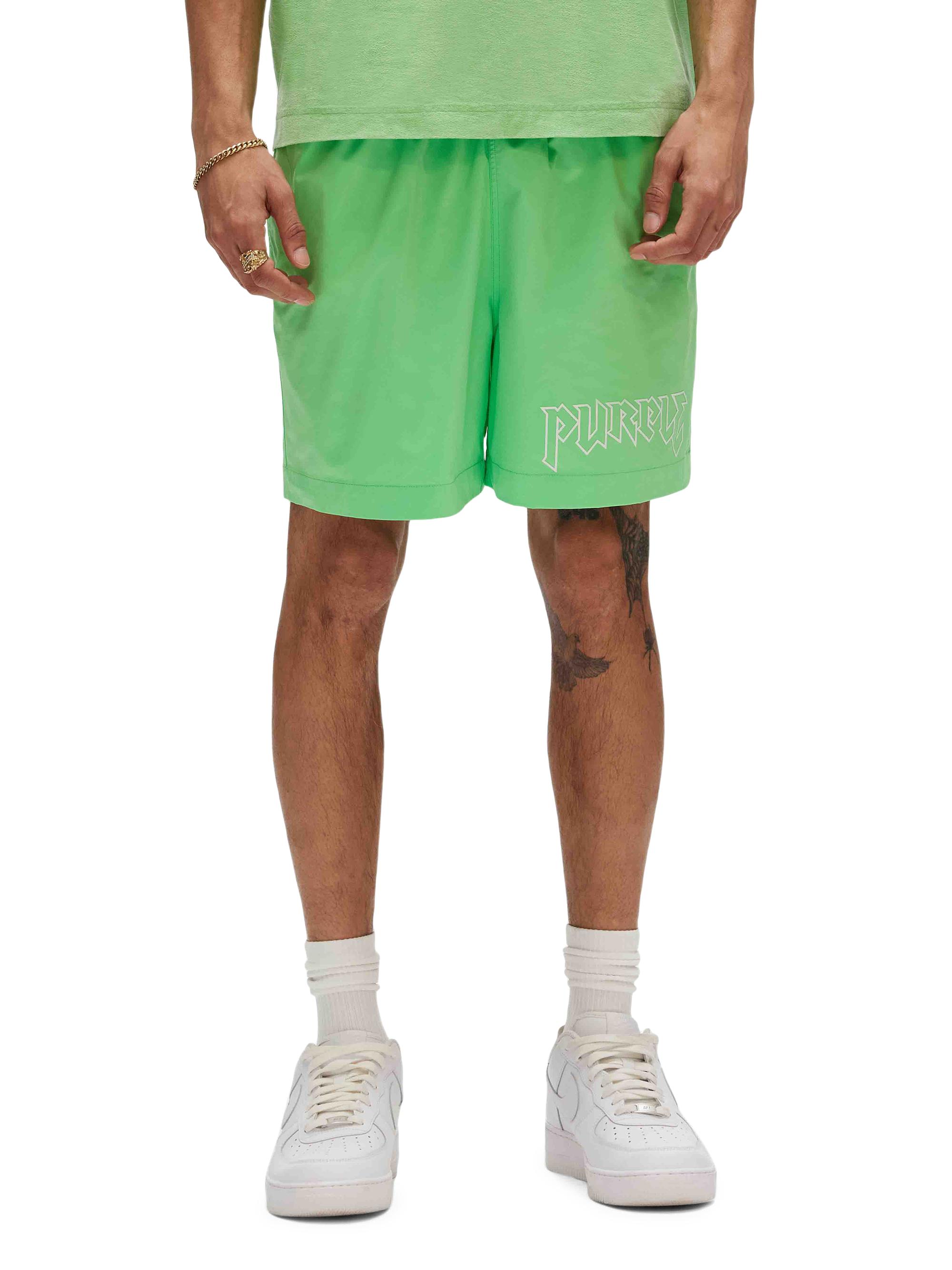 Purple Brand Men's All Round Shorts - Green