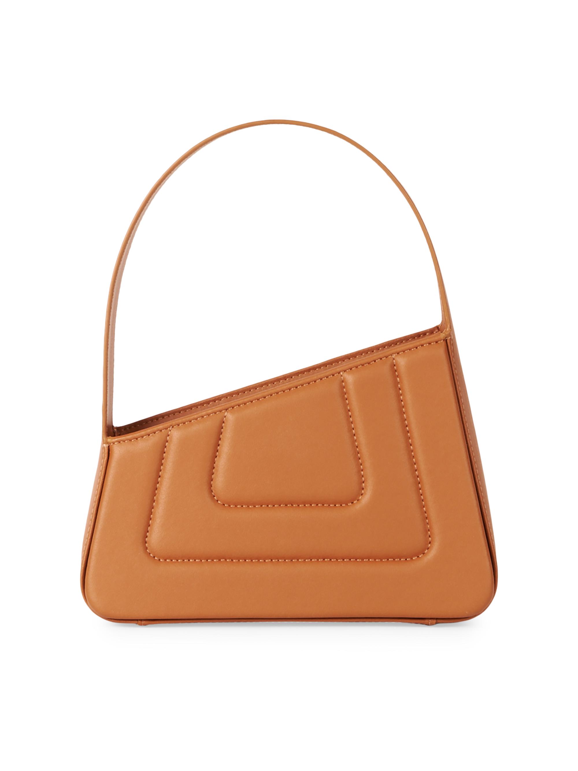 Destree Women's Albert  Quilted Leather Shoulder Bag - Tobacco