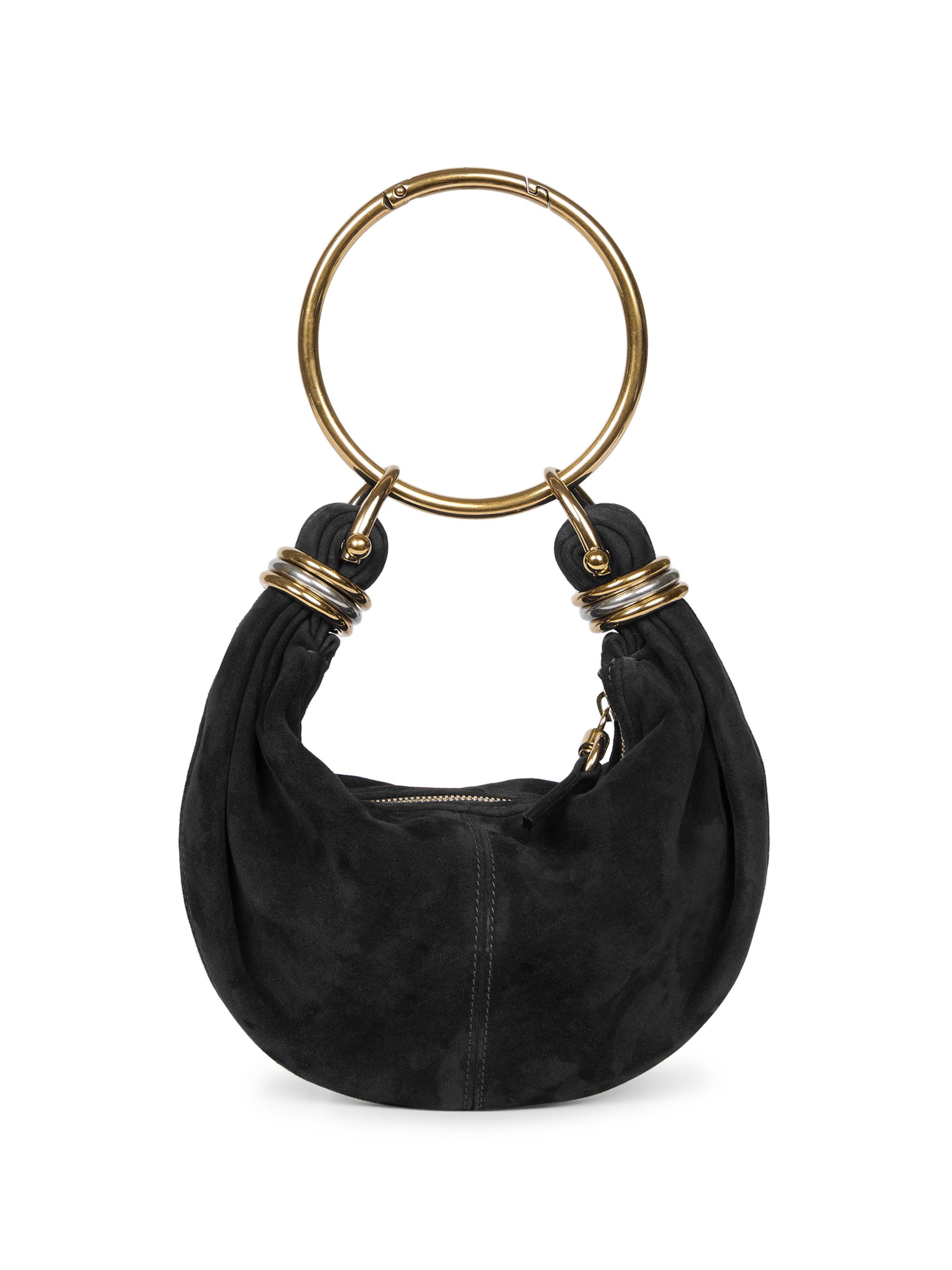 Chloé Small Bracelet Grained Leather Hobo Bag | Saks Fifth Avenue